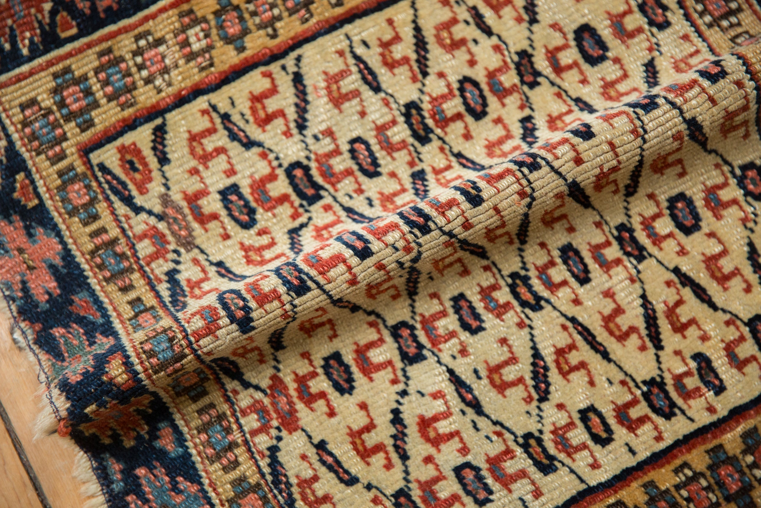 1.5x2 Antique Kurdish Square Rug Mat by Old New House® - product image 7 for Resin Society