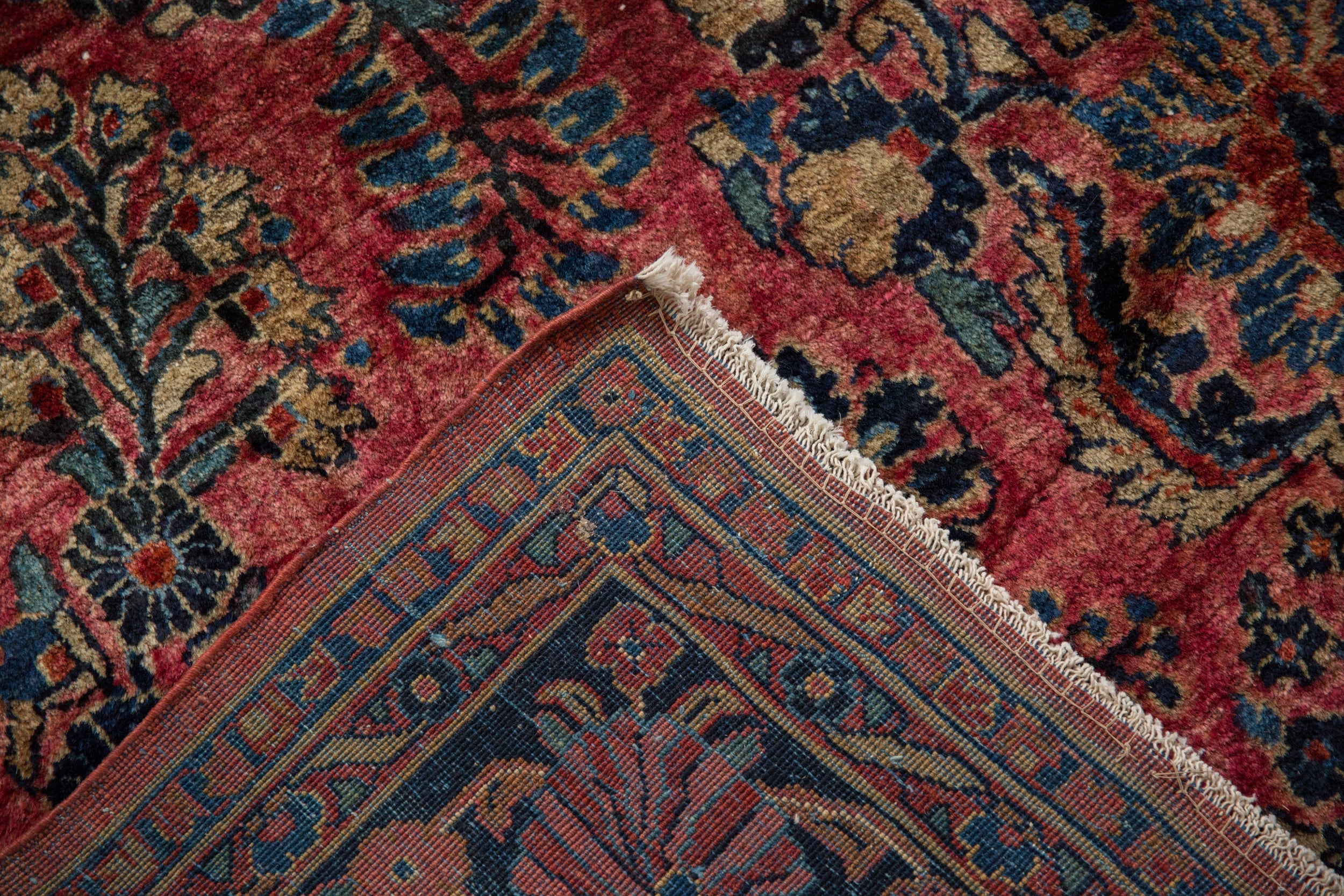 7x10 Antique American Sarouk Carpet by Old New House® - product image 11 for Resin Society