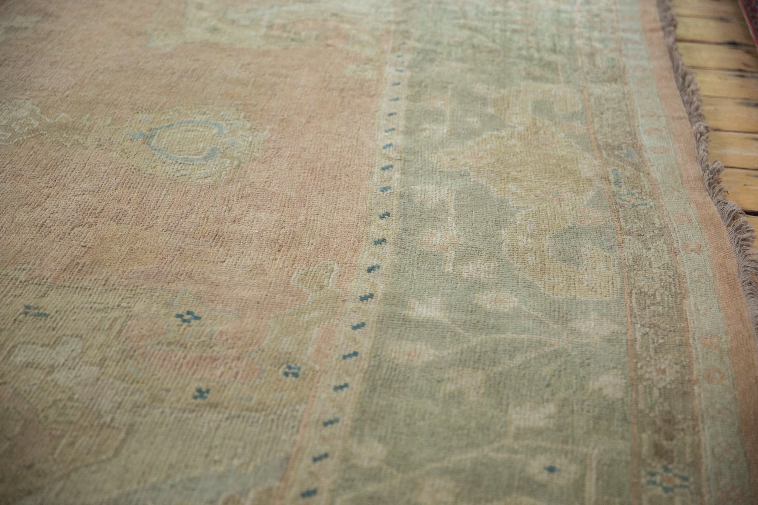 9x11.5 Vintage Distressed Oushak Carpet by Old New House® - product image 11 for Resin Society