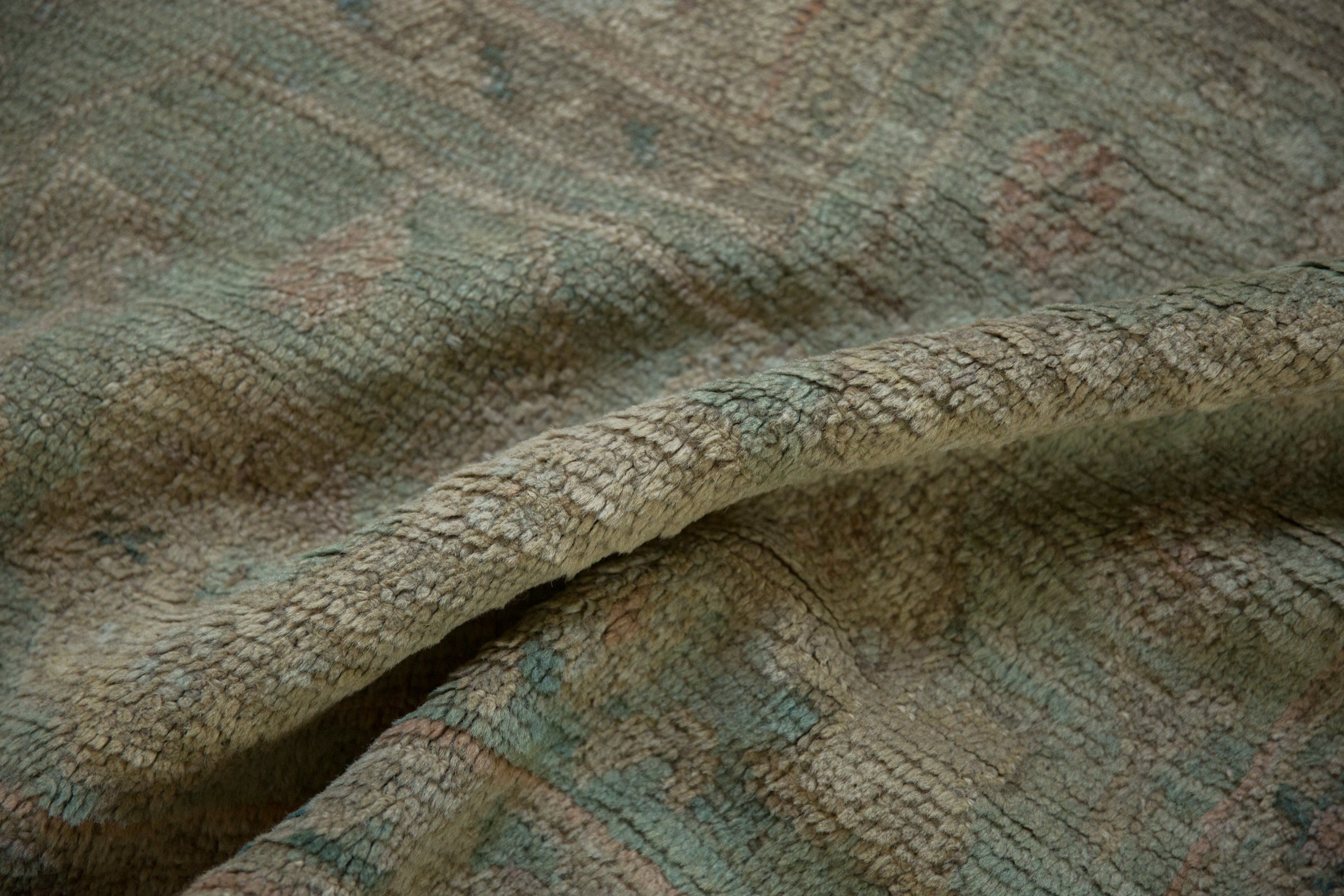 9x11.5 Vintage Distressed Oushak Carpet by Old New House® - product image 16 for Resin Society