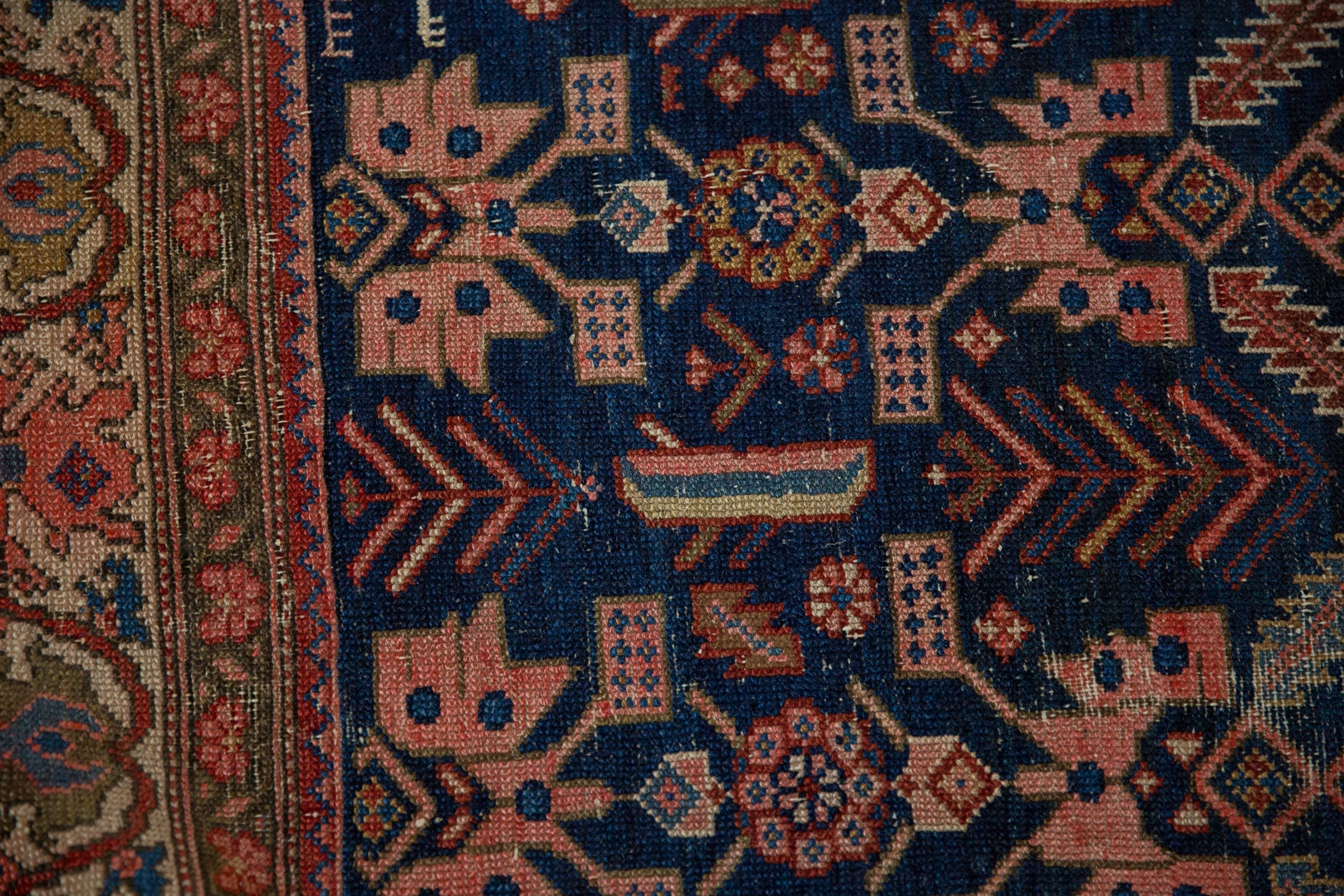5x6 Antique Malayer Square Rug by Old New House® - product image 11 for Resin Society