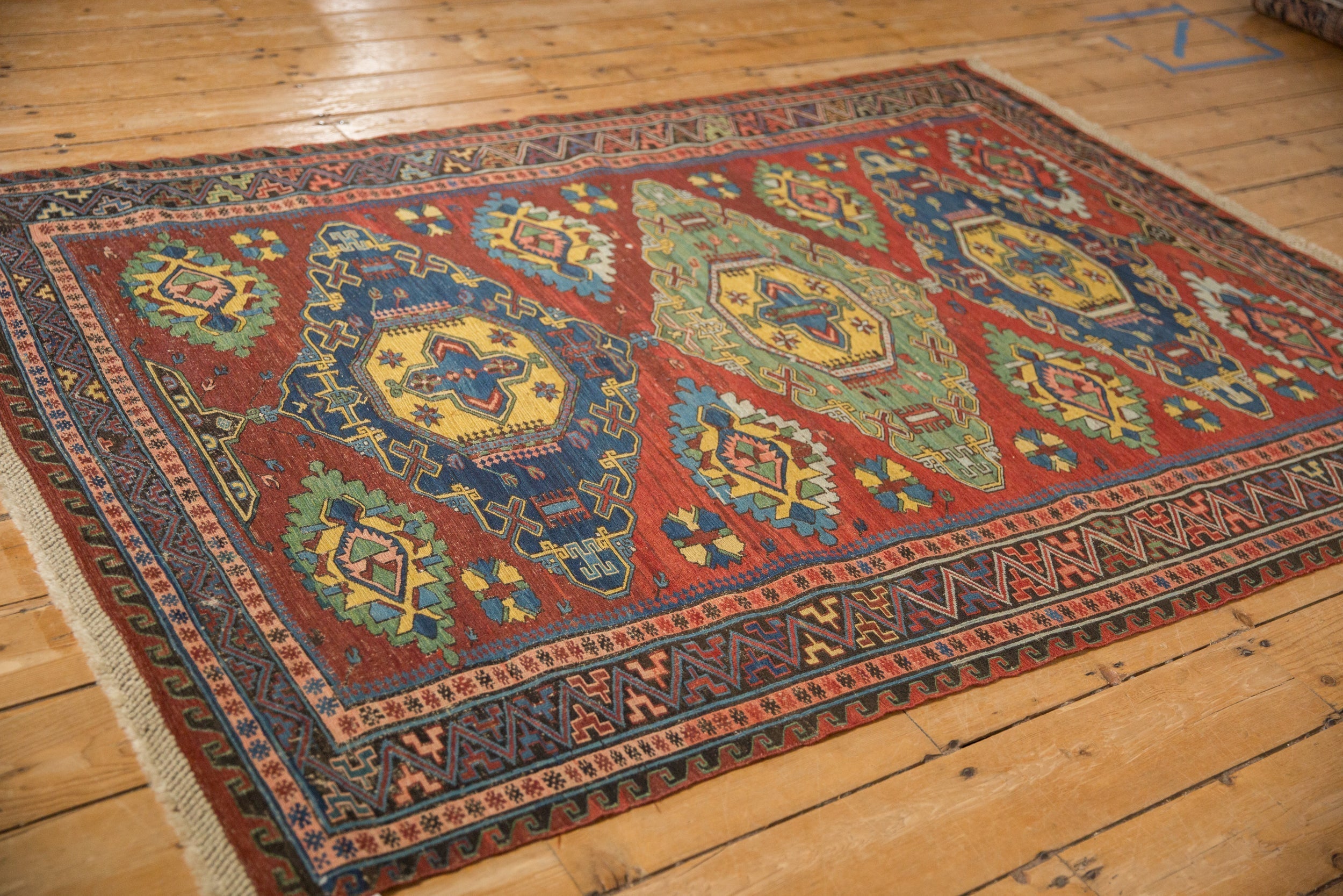 4.5x6.5 Antique Caucasian Soumac Rug by Old New House® - product image 6 for Resin Society