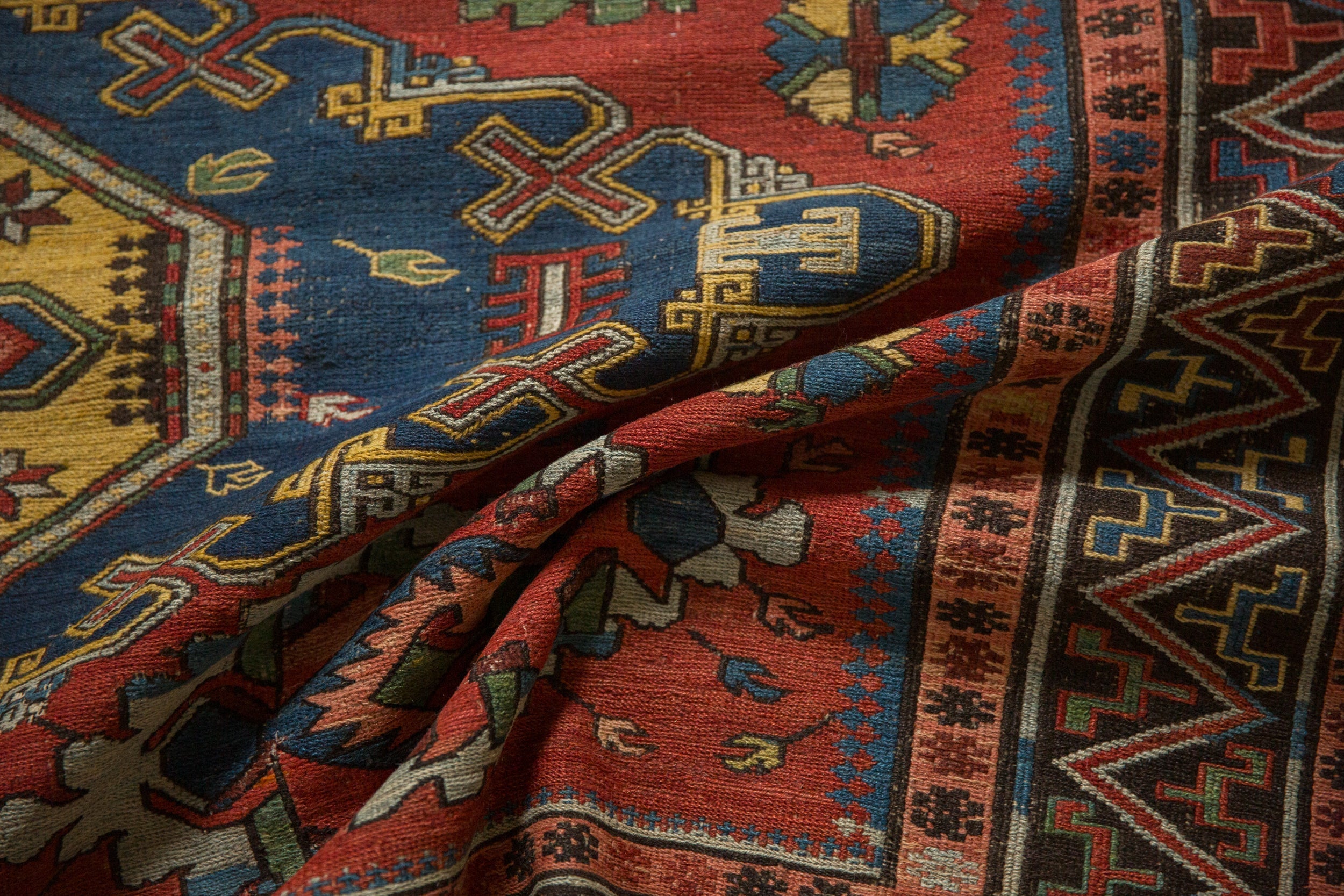 4.5x6.5 Antique Caucasian Soumac Rug by Old New House® - product image 11 for Resin Society