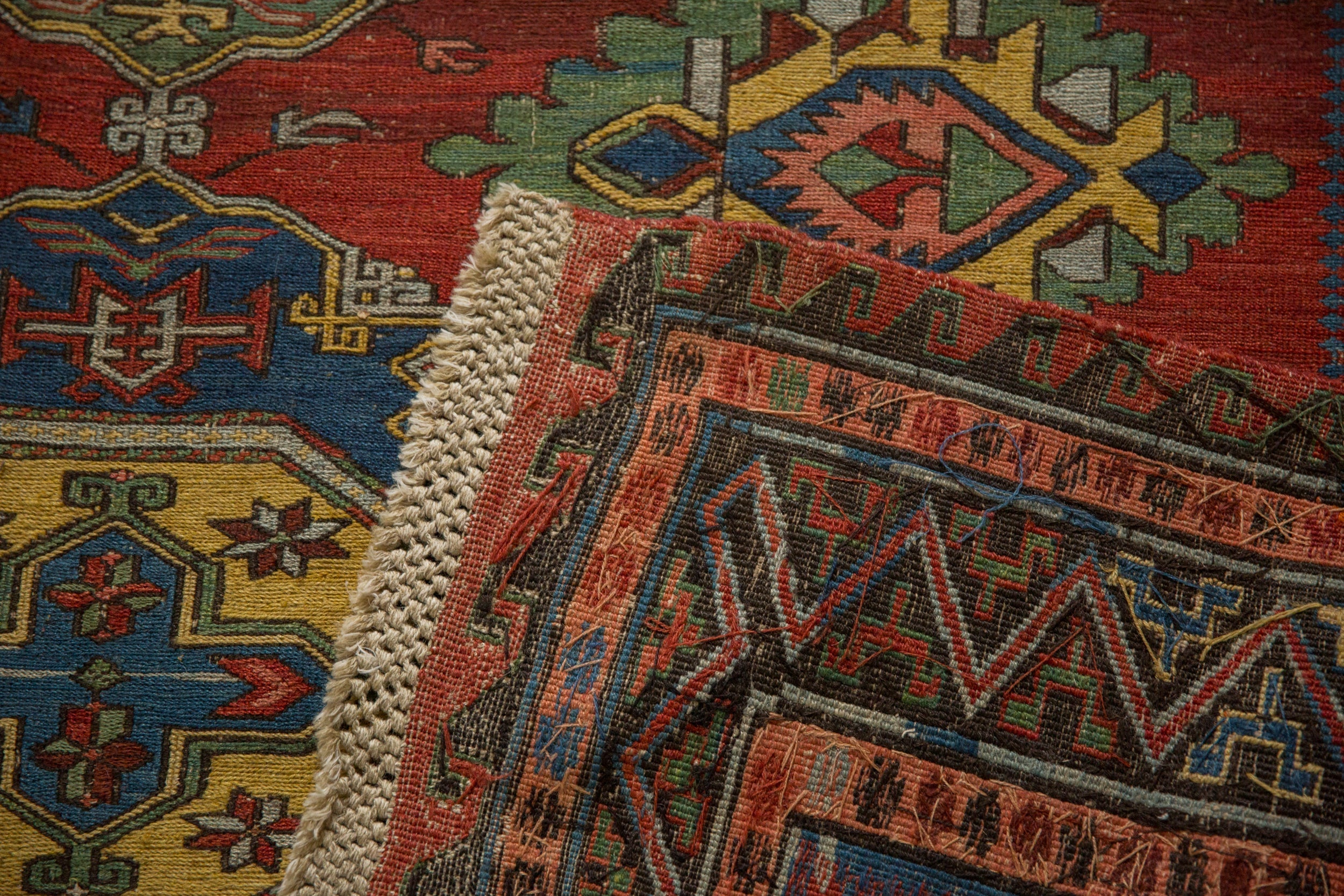 4.5x6.5 Antique Caucasian Soumac Rug by Old New House® - product image 12 for Resin Society