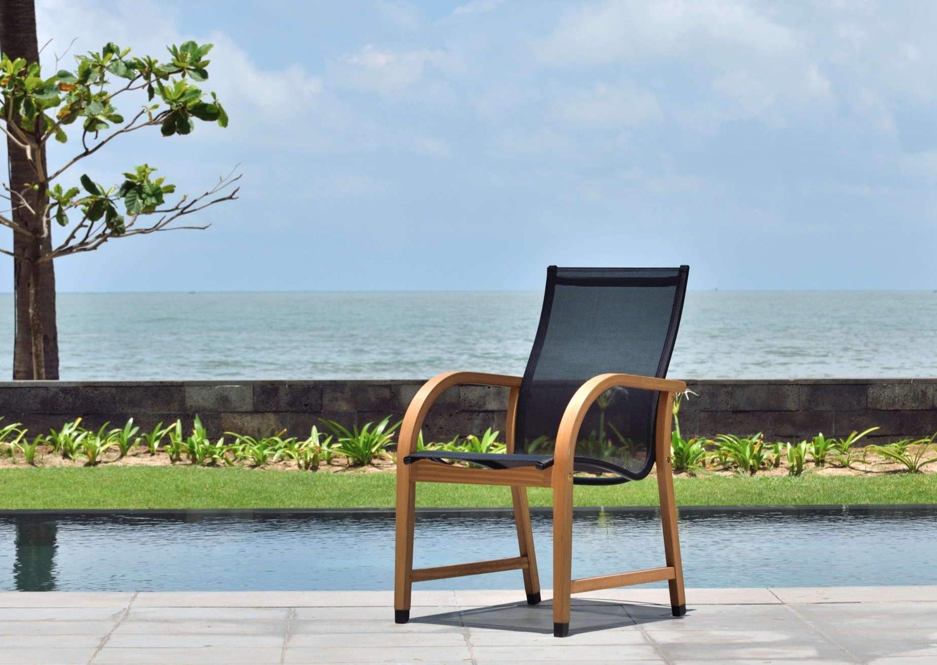Manhattan Black Armchair - 4 Piece by LifestyleGarden US - main product image for Resin Society