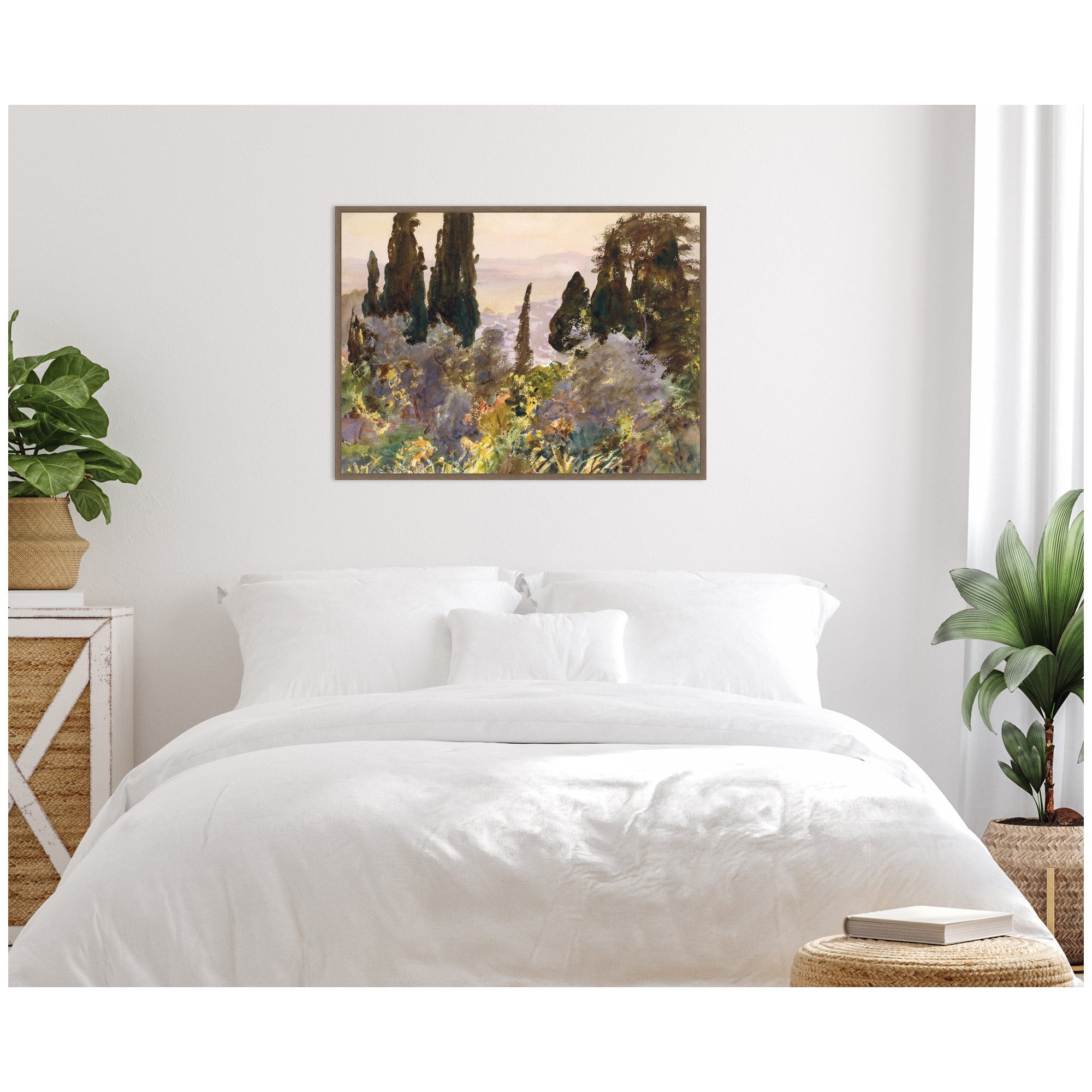 Granada 1912 John Singer Sargent by Nostalgia Prints Framed Canvas Wall Art Print