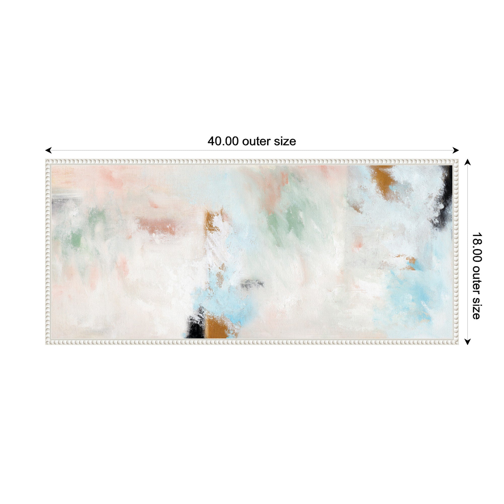 Sylvie Foggy Ice Forest Framed Canvas by Nikita Jariwala