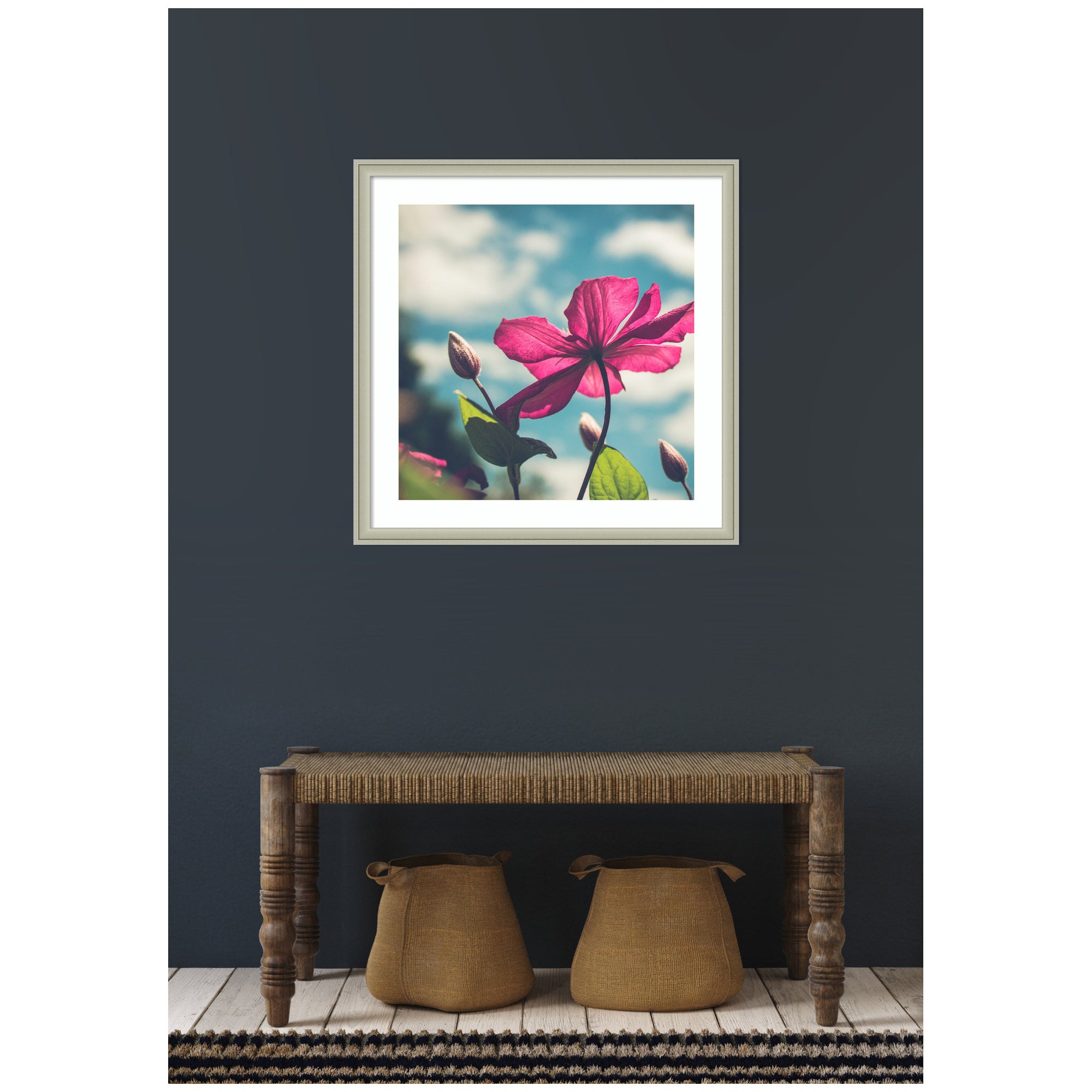 Framed Art Flower in the Sky by Stephanie Klatt