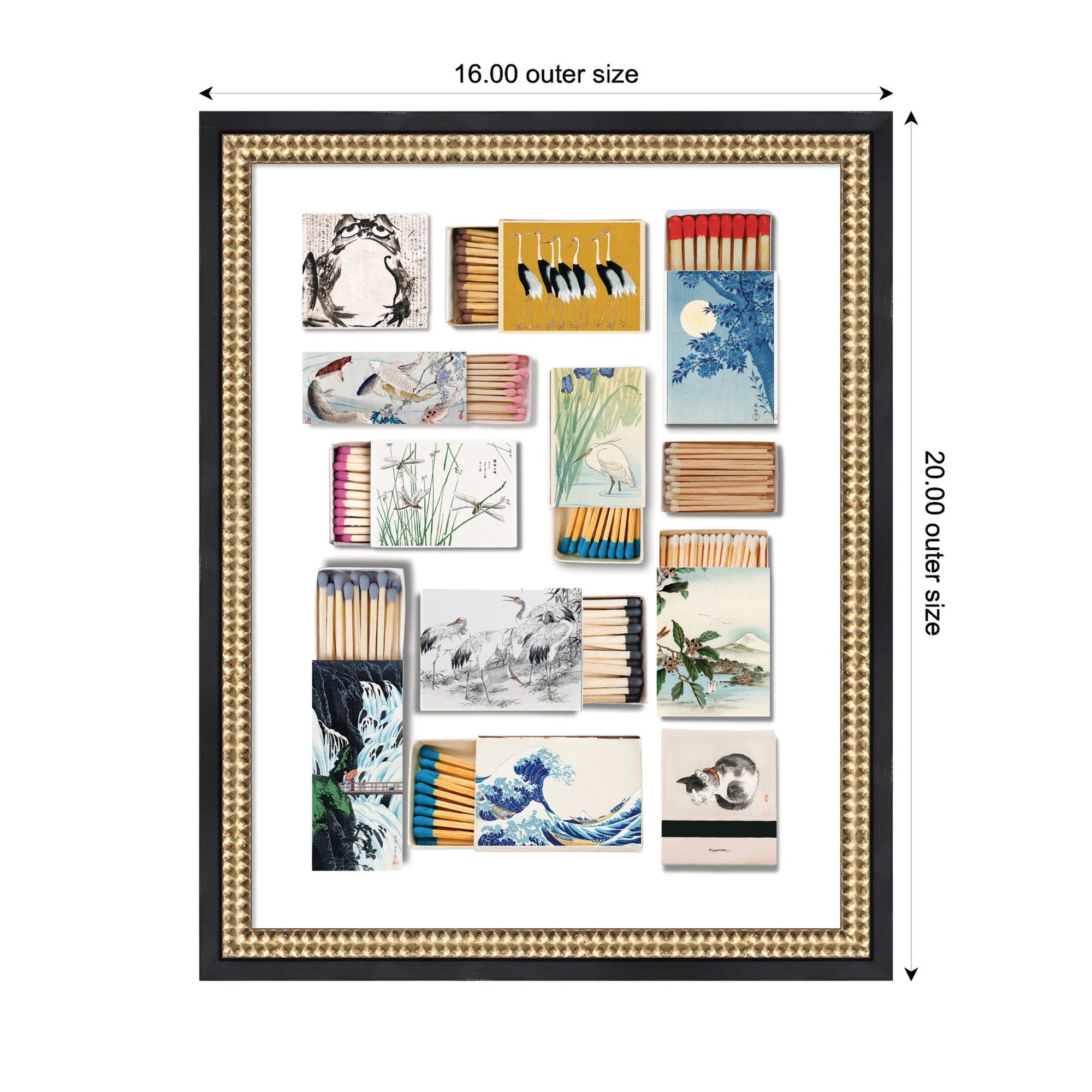 Japanese Matchbooks by Megan Ryan Framed Wall Art Print