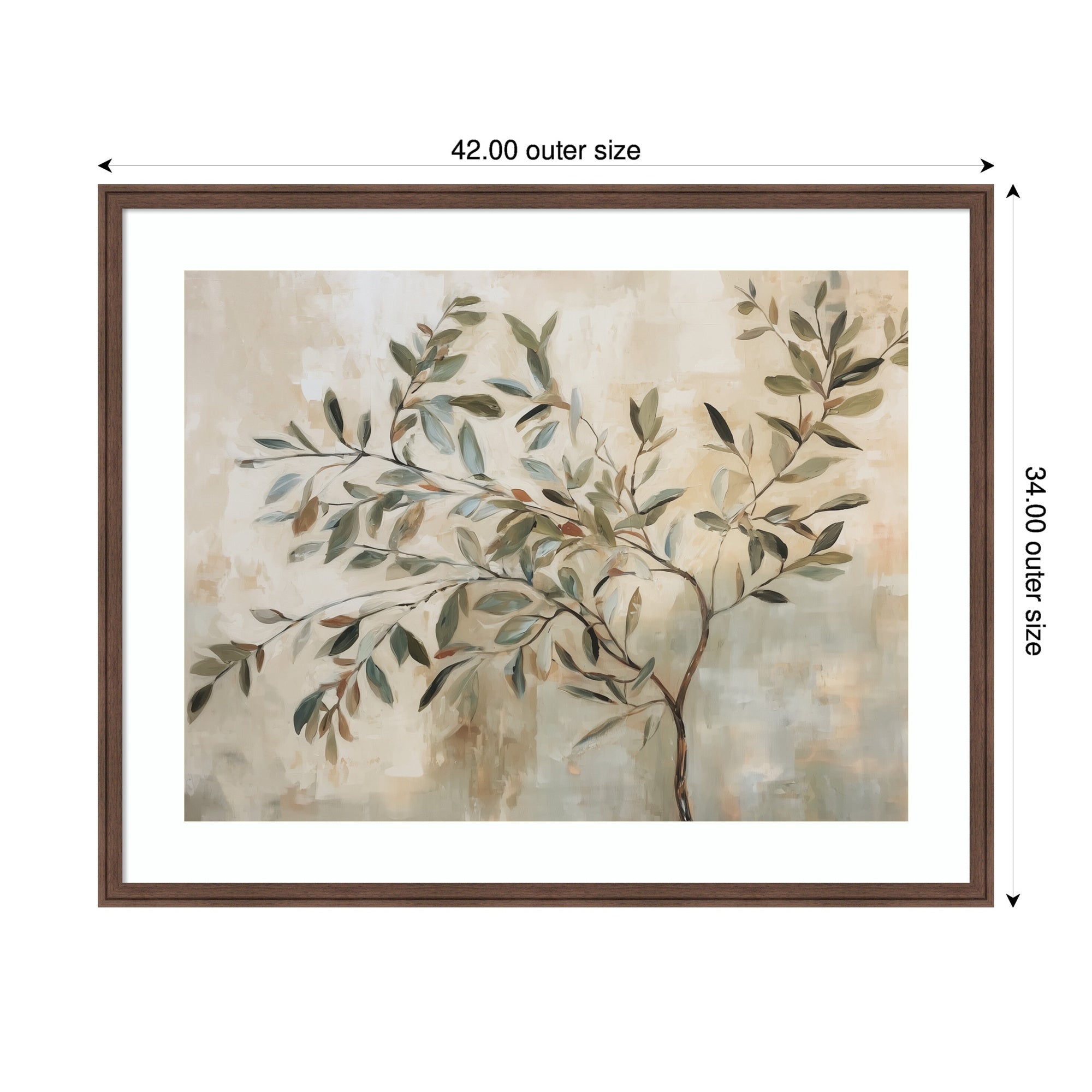 Olive Tree Abstract No.
31 by The Creative Bunch Studio Framed Wall Art Print