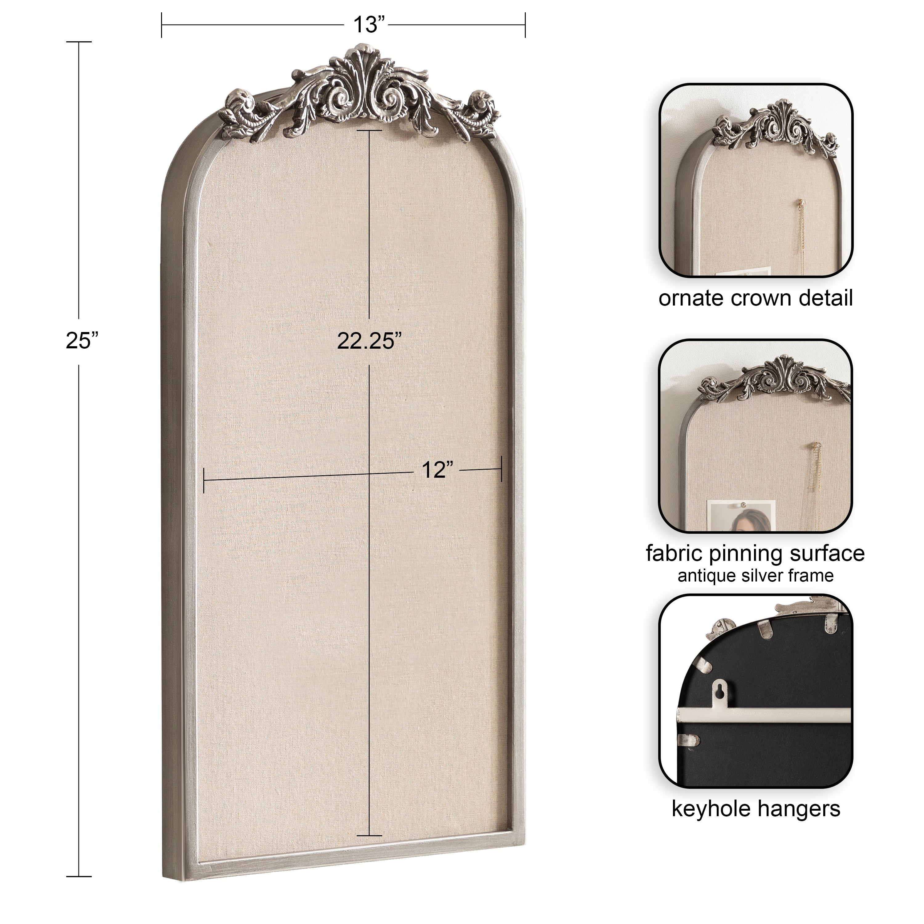 Arendahl Arch Framed Pinboard