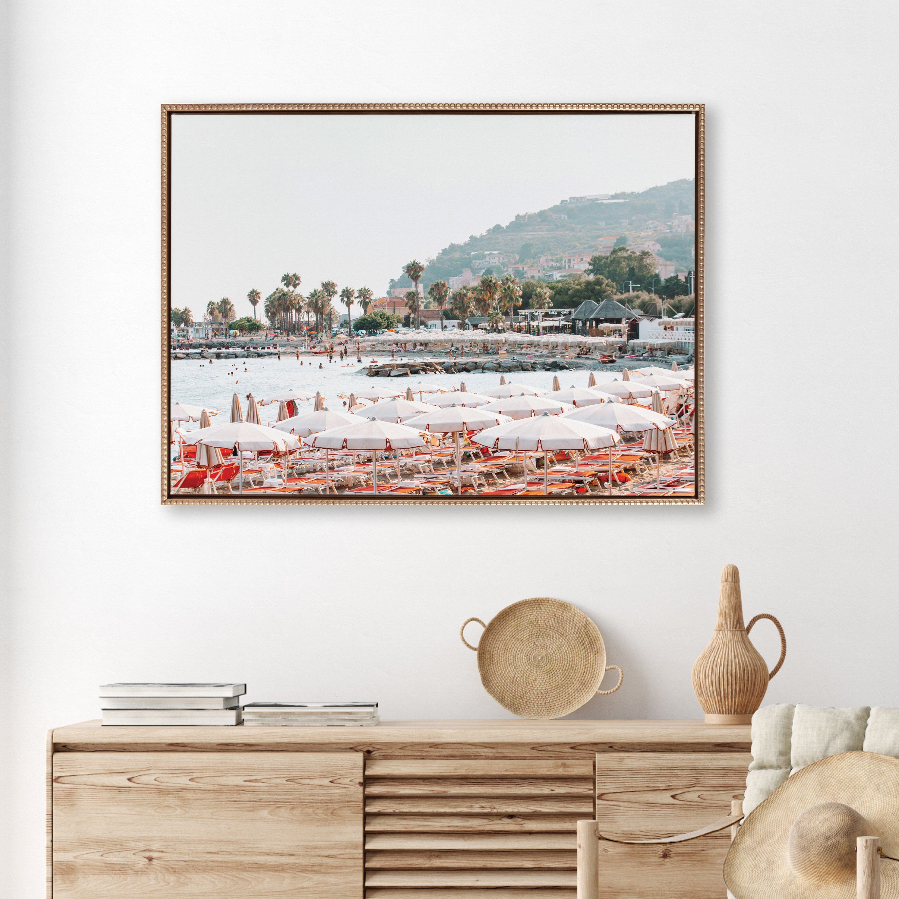 Sylvie Beaded AA Imperia Framed Canvas by Alicia Abla
