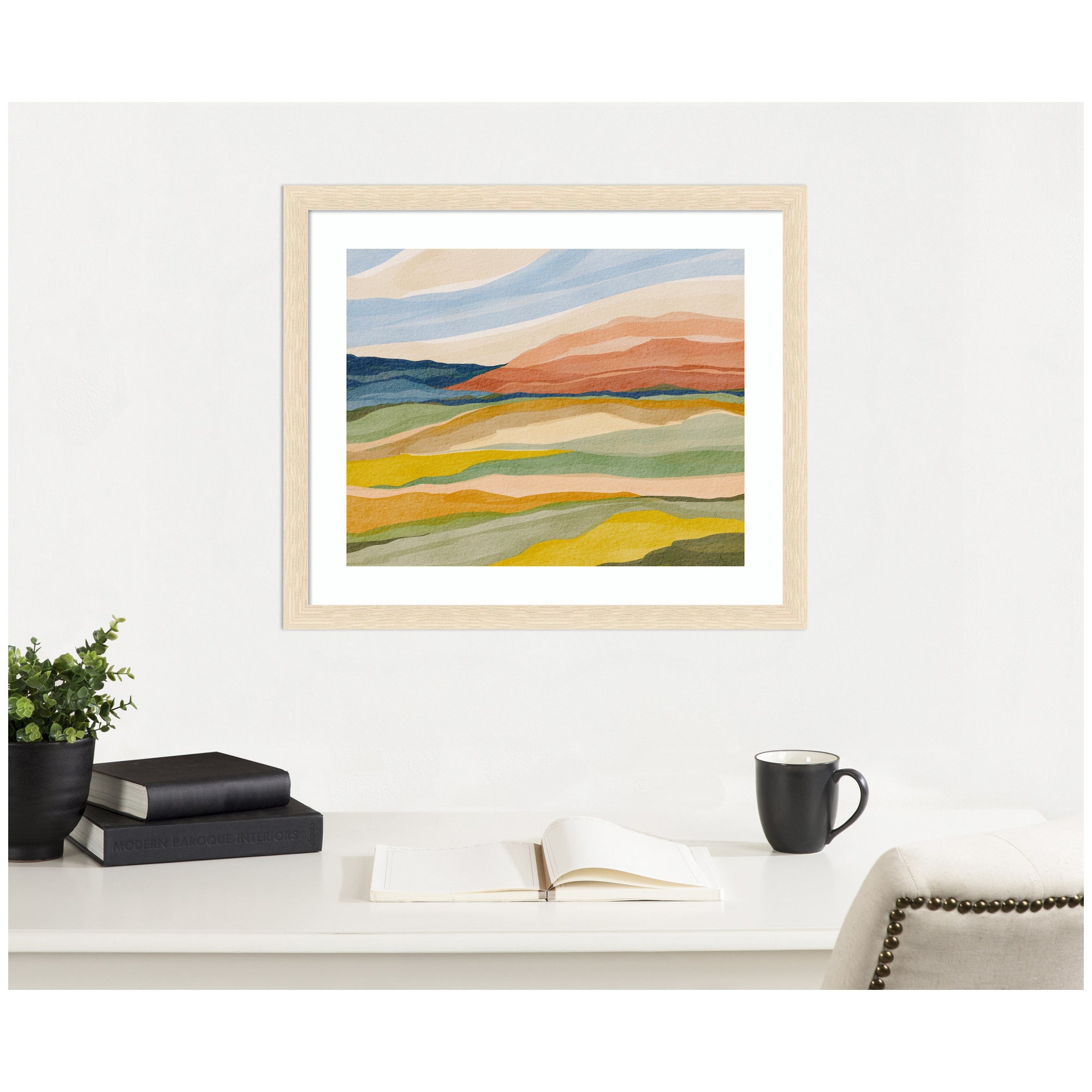 Framed Art Vibrant Rhythm by Nikita Jariwala