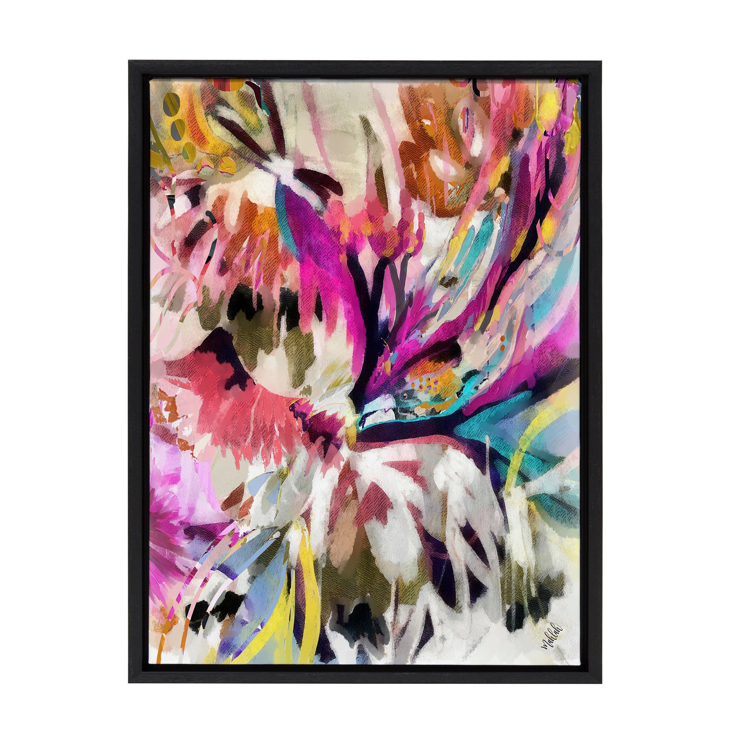Sylvie Amaze Framed Canvas by Inkheart Designs