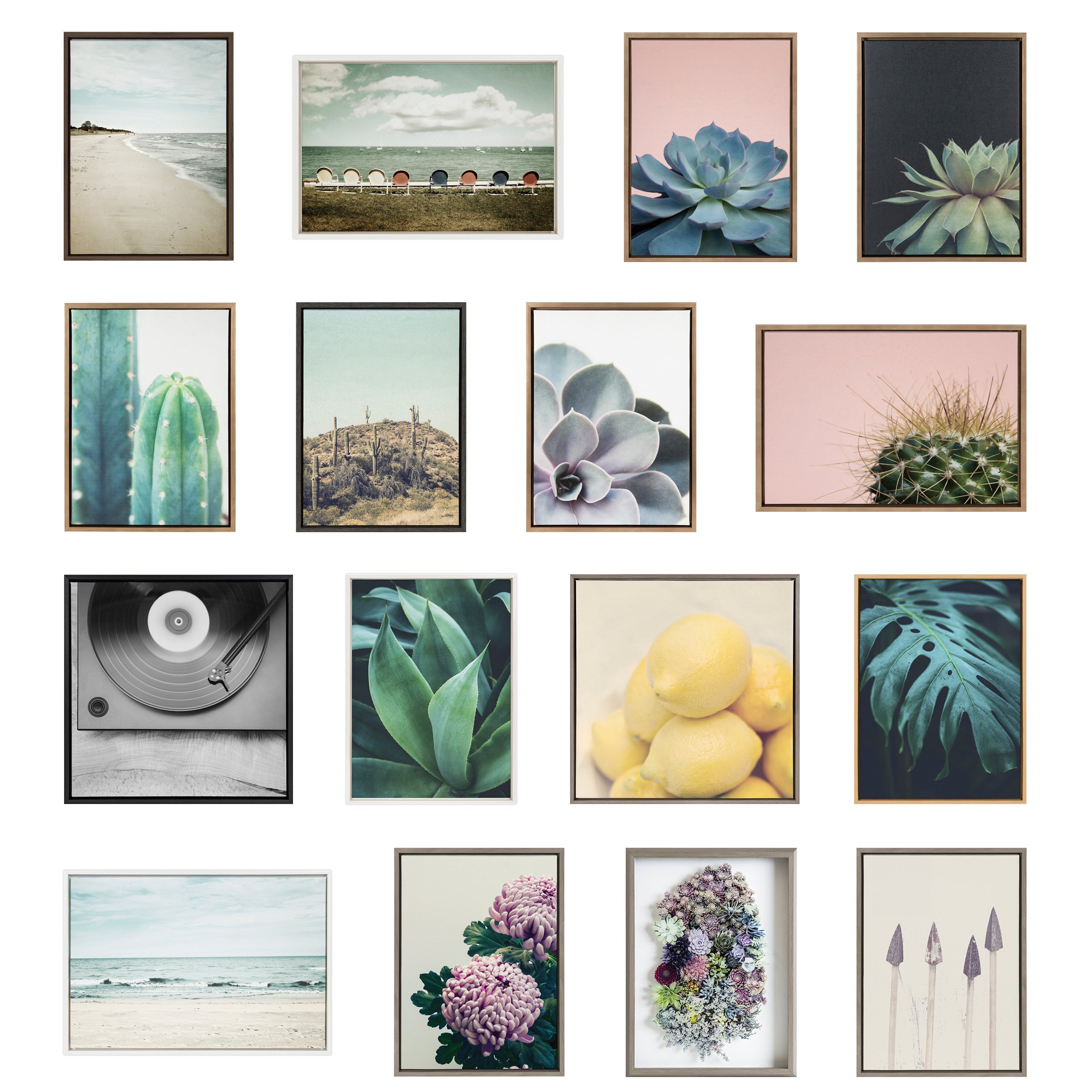 Sylvie Pineapples Framed Canvas by Emiko and Mark Franzen of F2Images