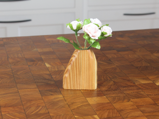 Set of Hand Carved Vases