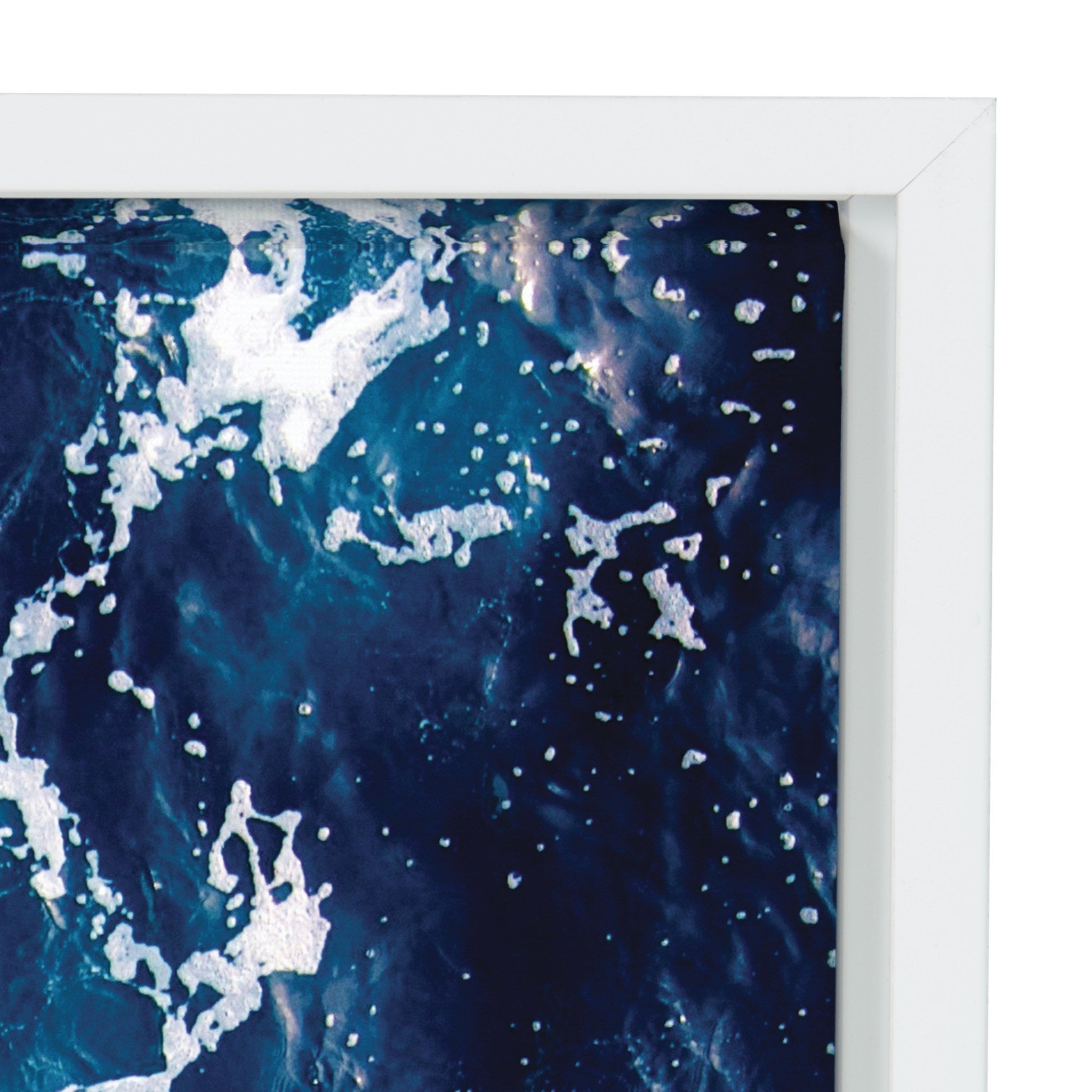 Sylvie Waves Framed Canvas by Simon Te Tai by kateandlaurel - product image 3 for Resin Society