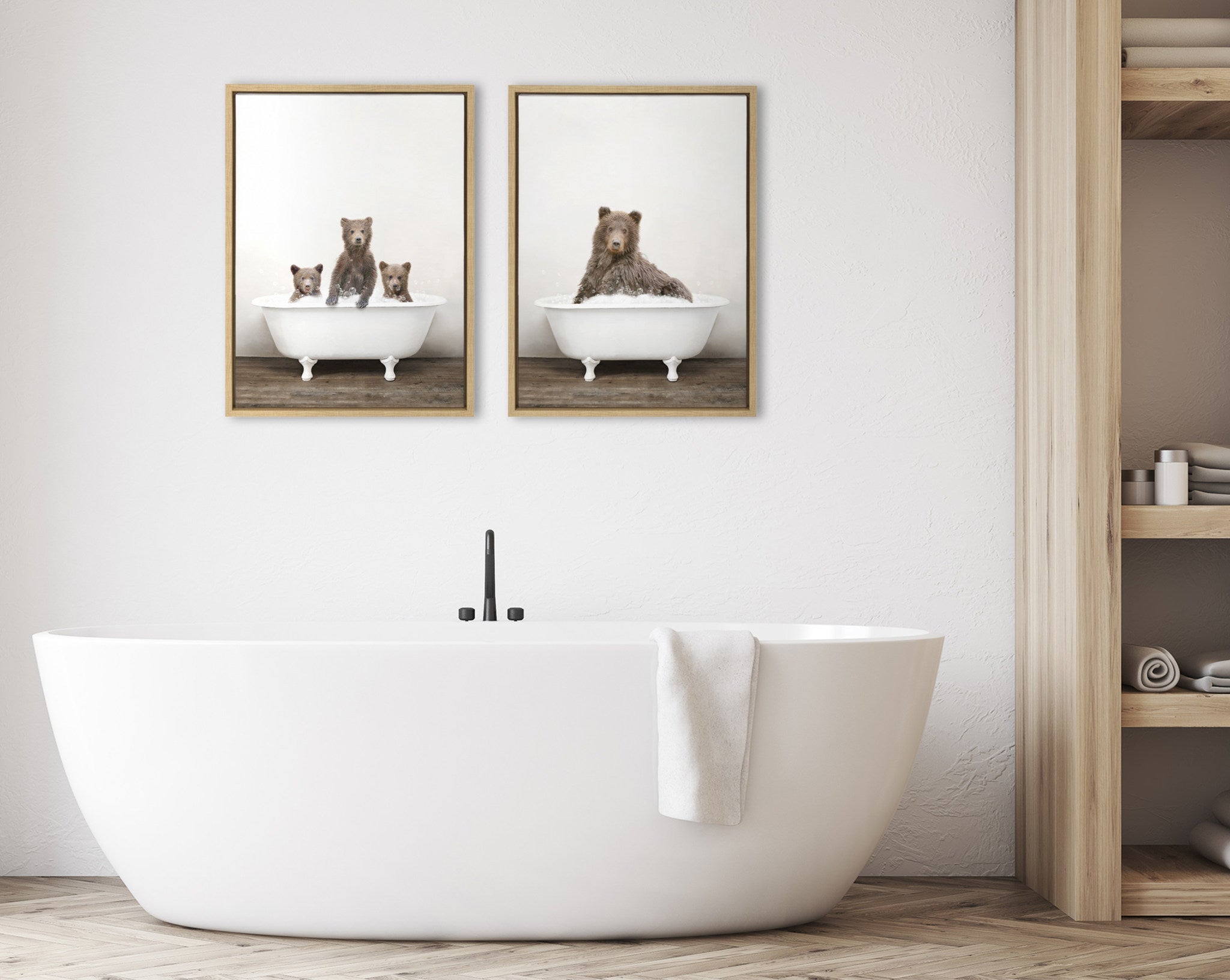 Sylvie Three Bears Rustic Bubble Bath and Bear Rustic Bubble Bath by kateandlaurel - product image 5 for Resin Society