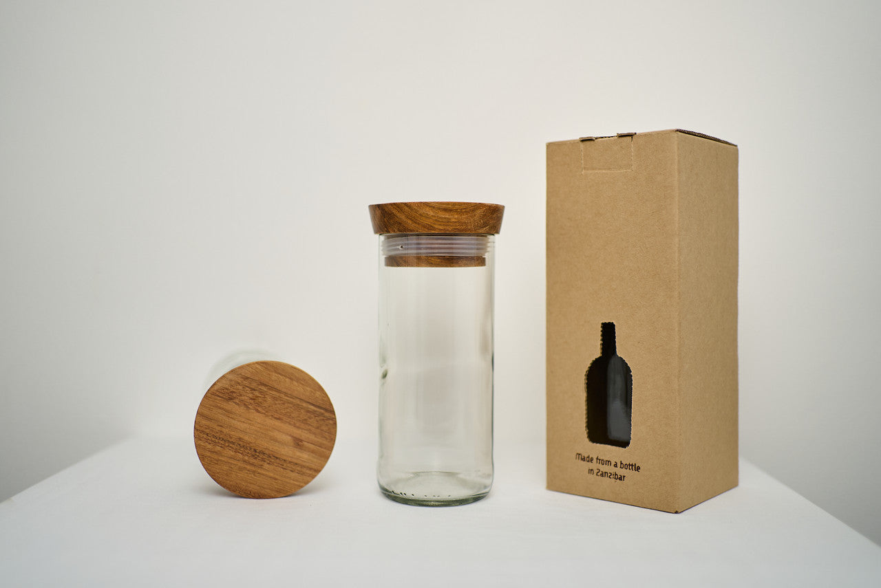 Hiliki Jar - Clear - XLarge by Mbare Ltd - product image 4 for Resin Society