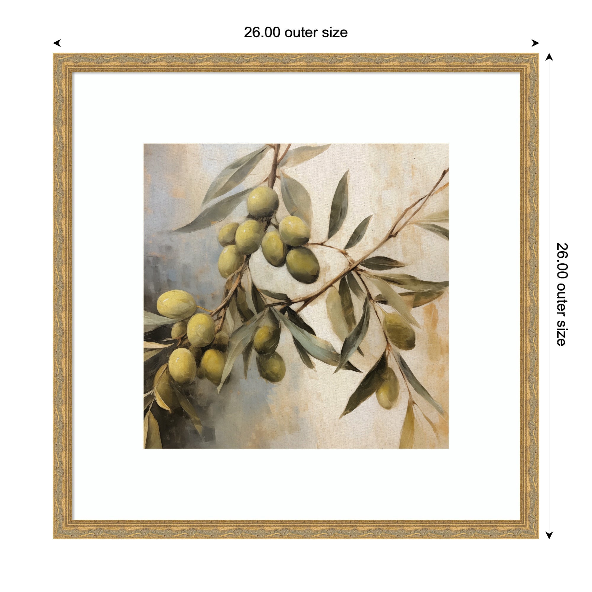 Olive Tree by The Creative Bunch Studio Framed Wall Art Print