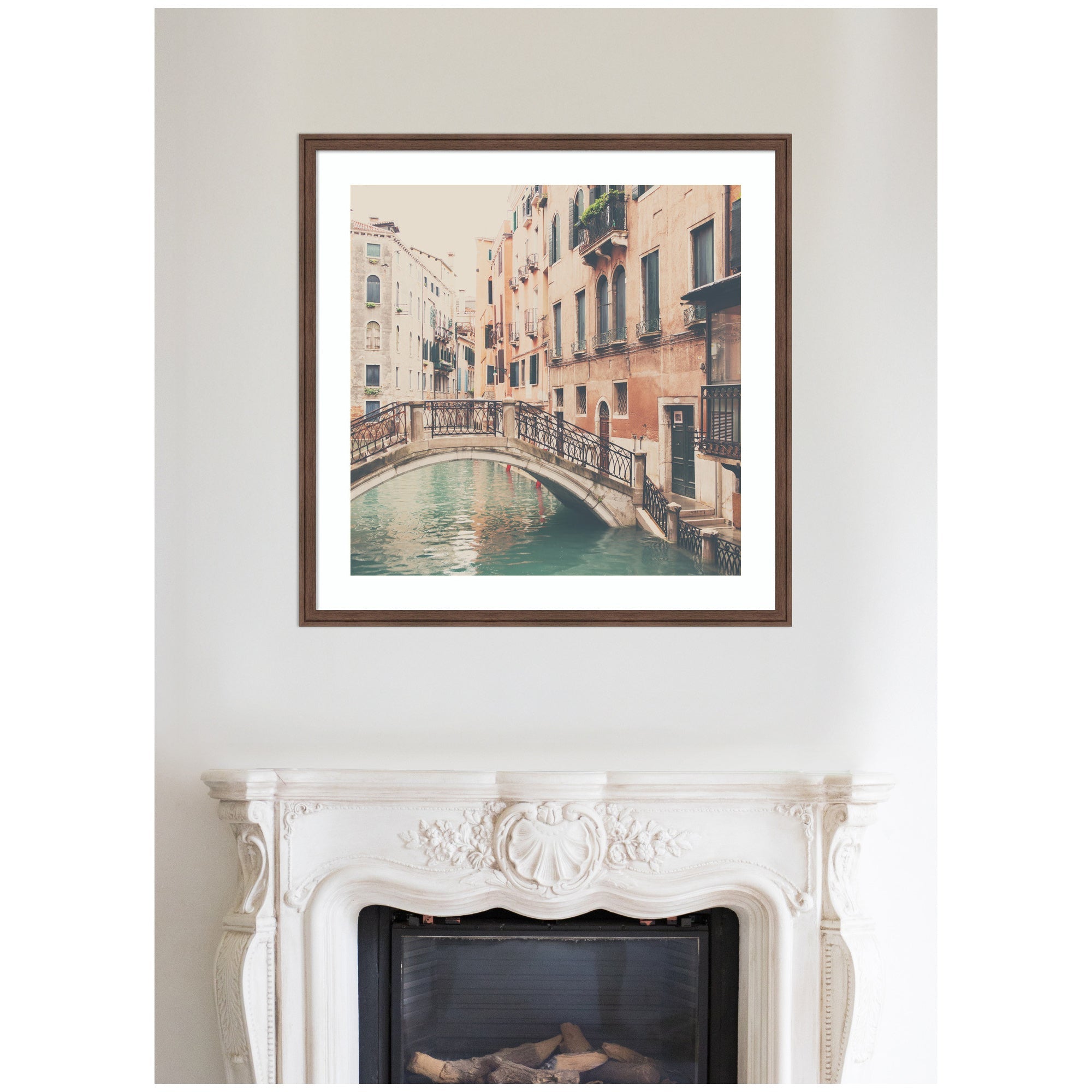Framed Art Wandering The Streets of Venice by Laura Evans