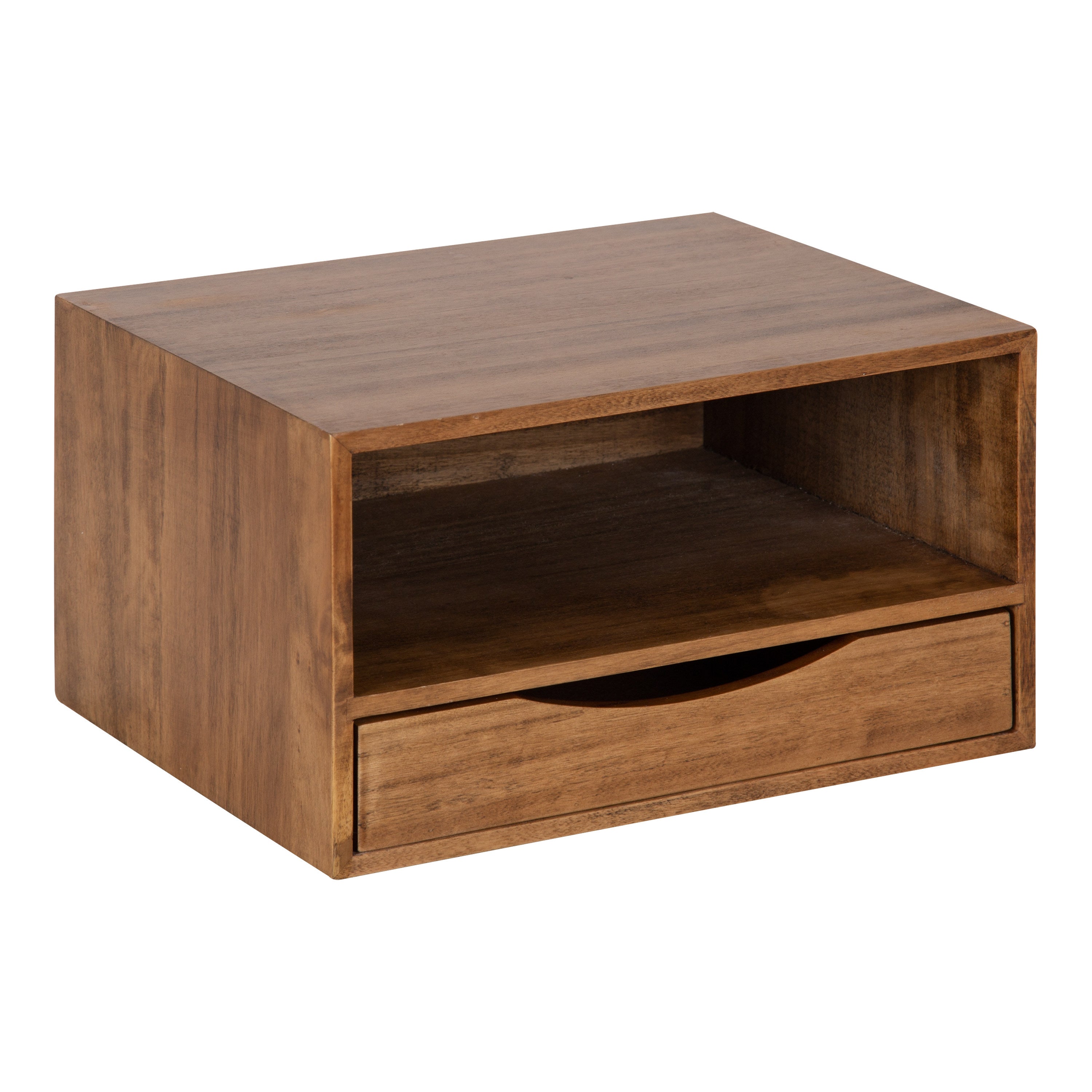 Hutton Floating Wall Shelf with Drawer by kateandlaurel - product image 11 for Resin Society