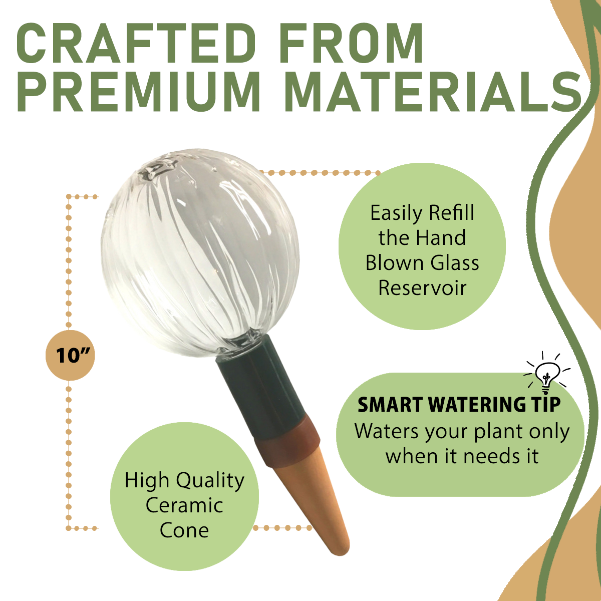 Blumat Glass Plant Self Watering Globes by Sustainable Village - product image 12 for Resin Society