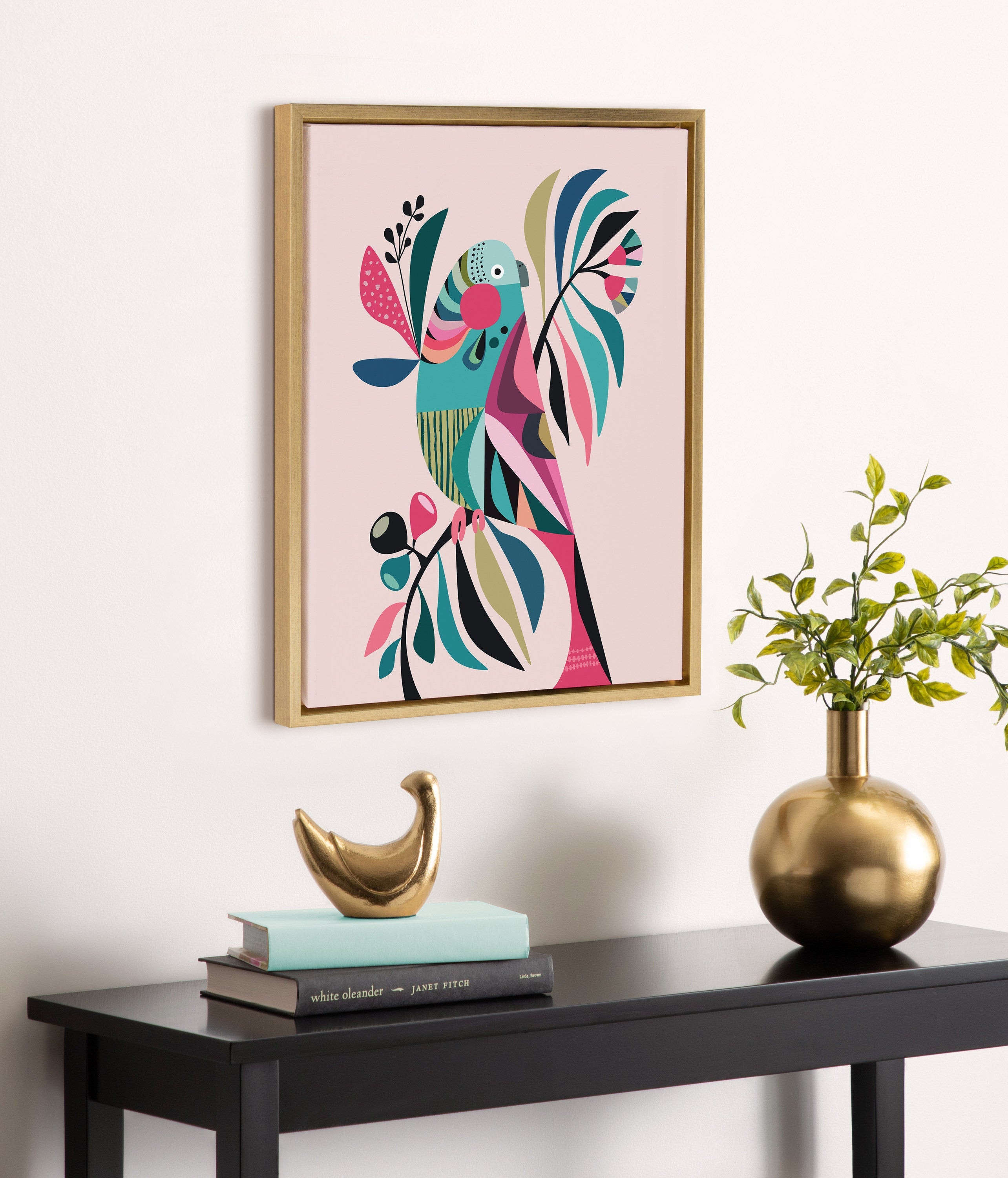 Sylvie Parakeet Framed Canvas by kateandlaurel - product image 19 for Resin Society