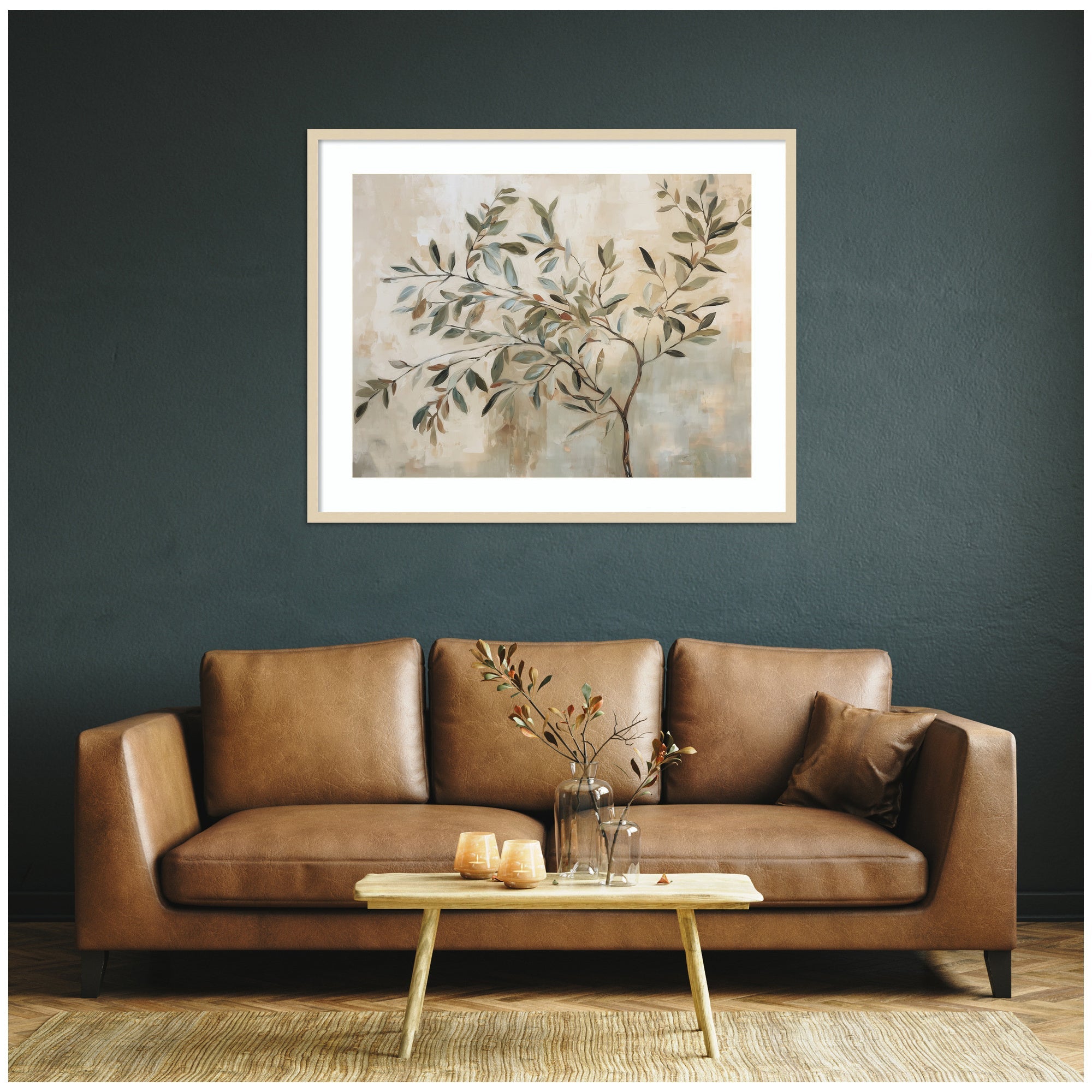 Olive Tree Abstract No.
31 by The Creative Bunch Studio Framed Wall Art Print