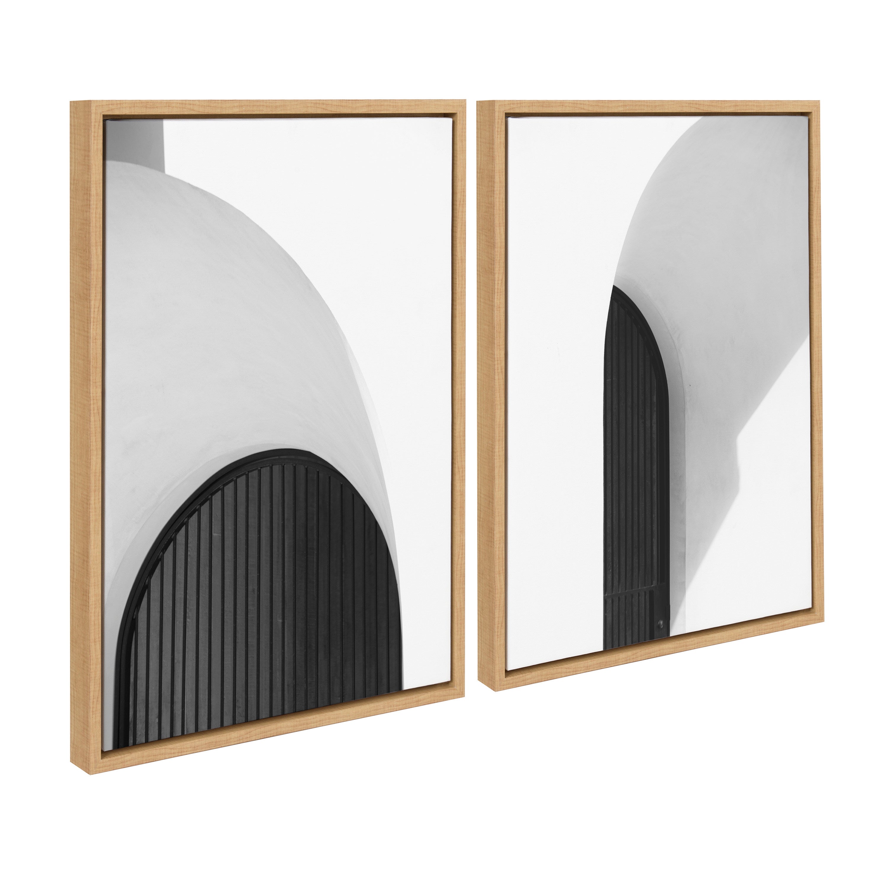 Sylvie Doorway 1 and 2 Framed Canvas Art Set by Alicia Abla