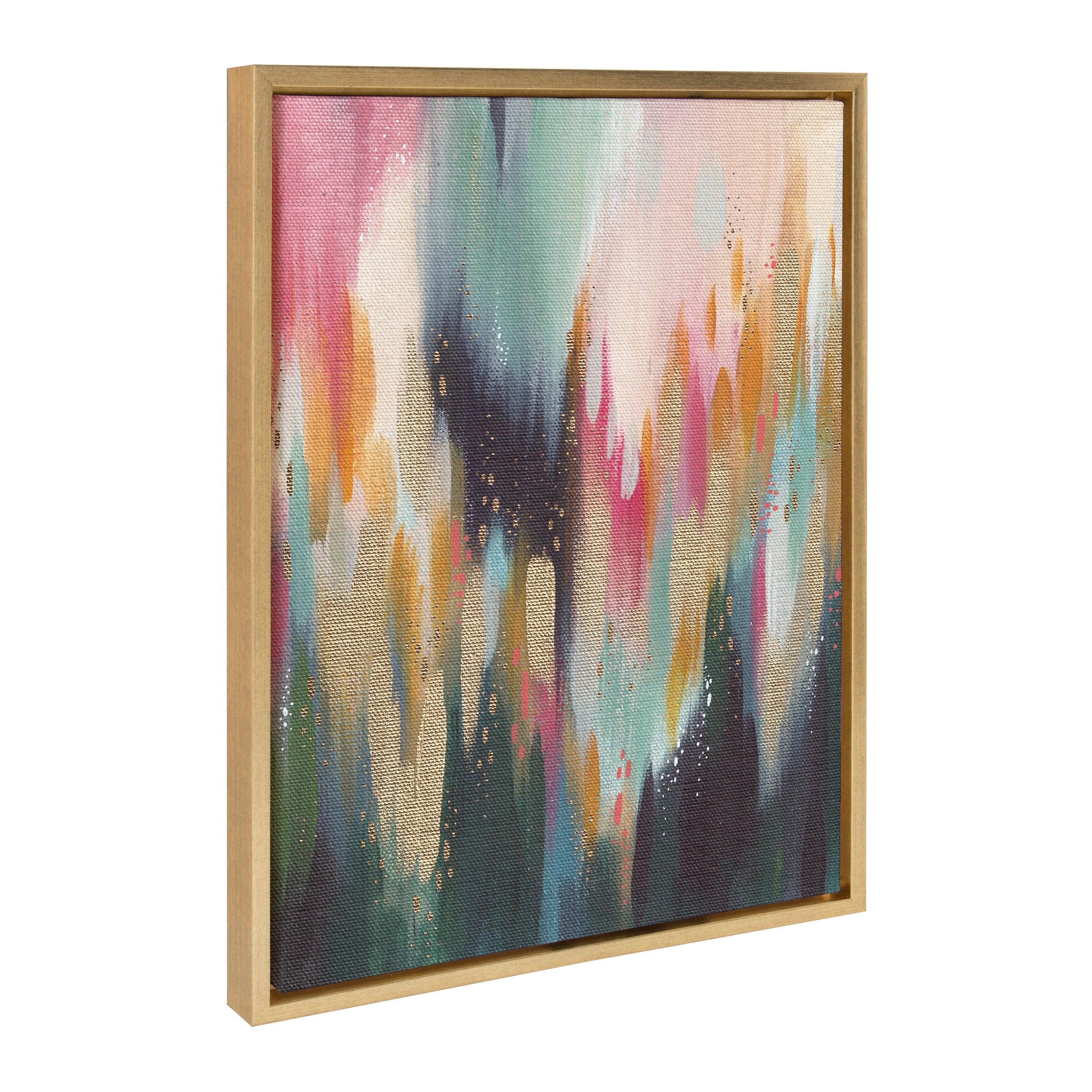 Sylvie Brushstroke 135 Framed Canvas by kateandlaurel - product image 13 for Resin Society