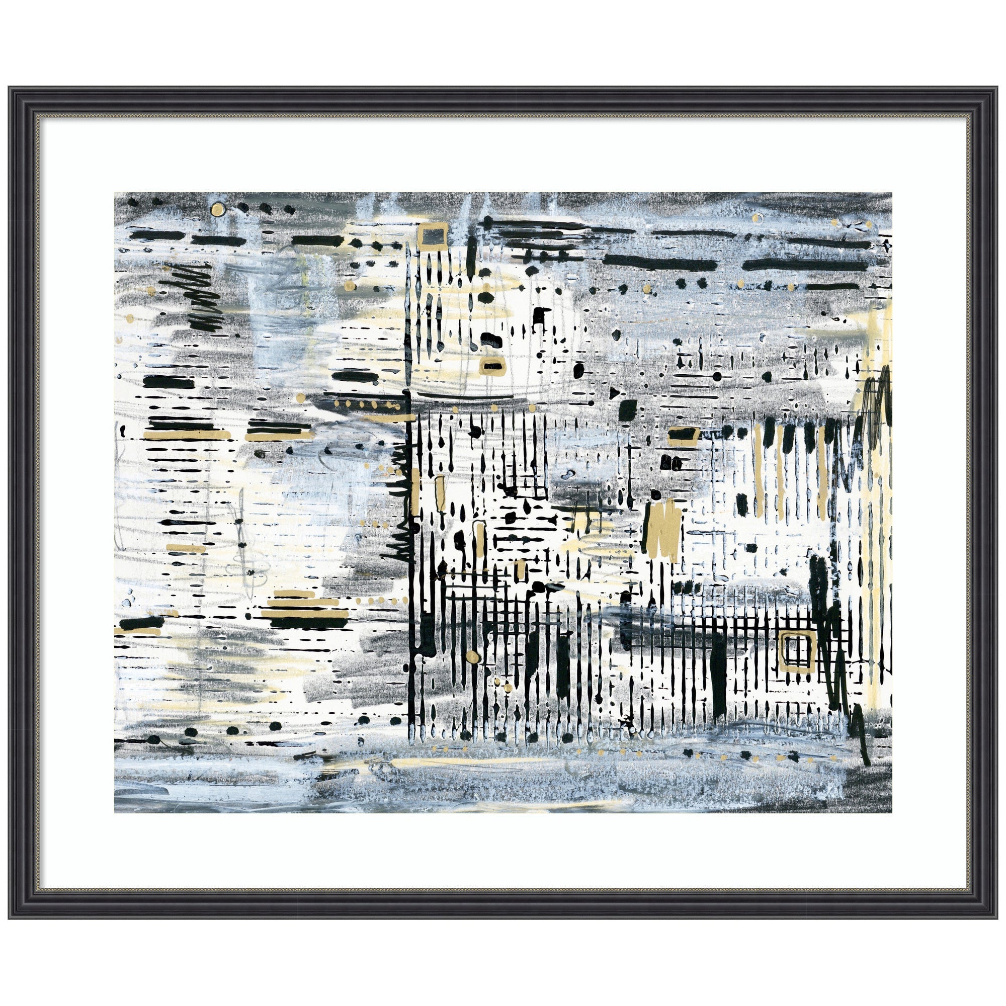 Framed Art Brooklyn Bridge Horizontal by Leah Nadeau