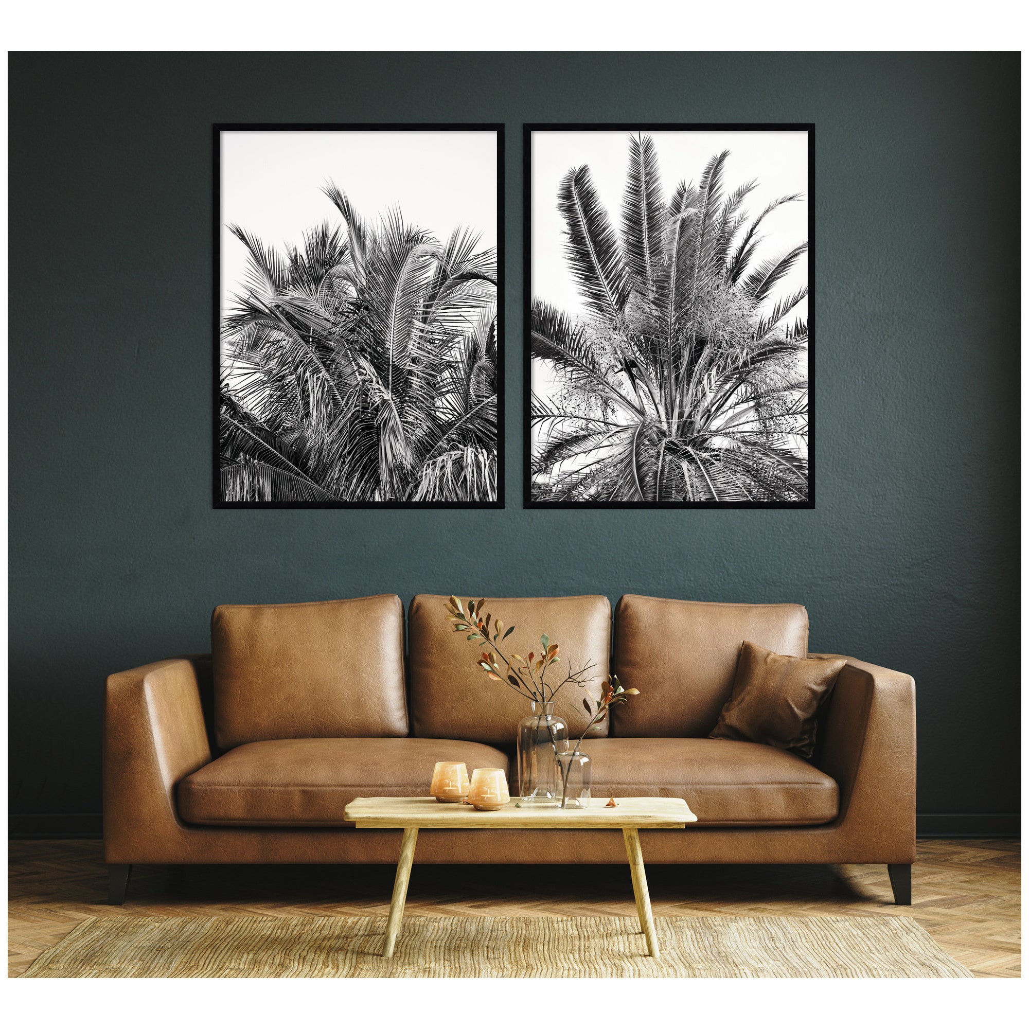 Palm No.
13 & 15 2 Piece Framed Wall Art Print Set by Alicia Bock