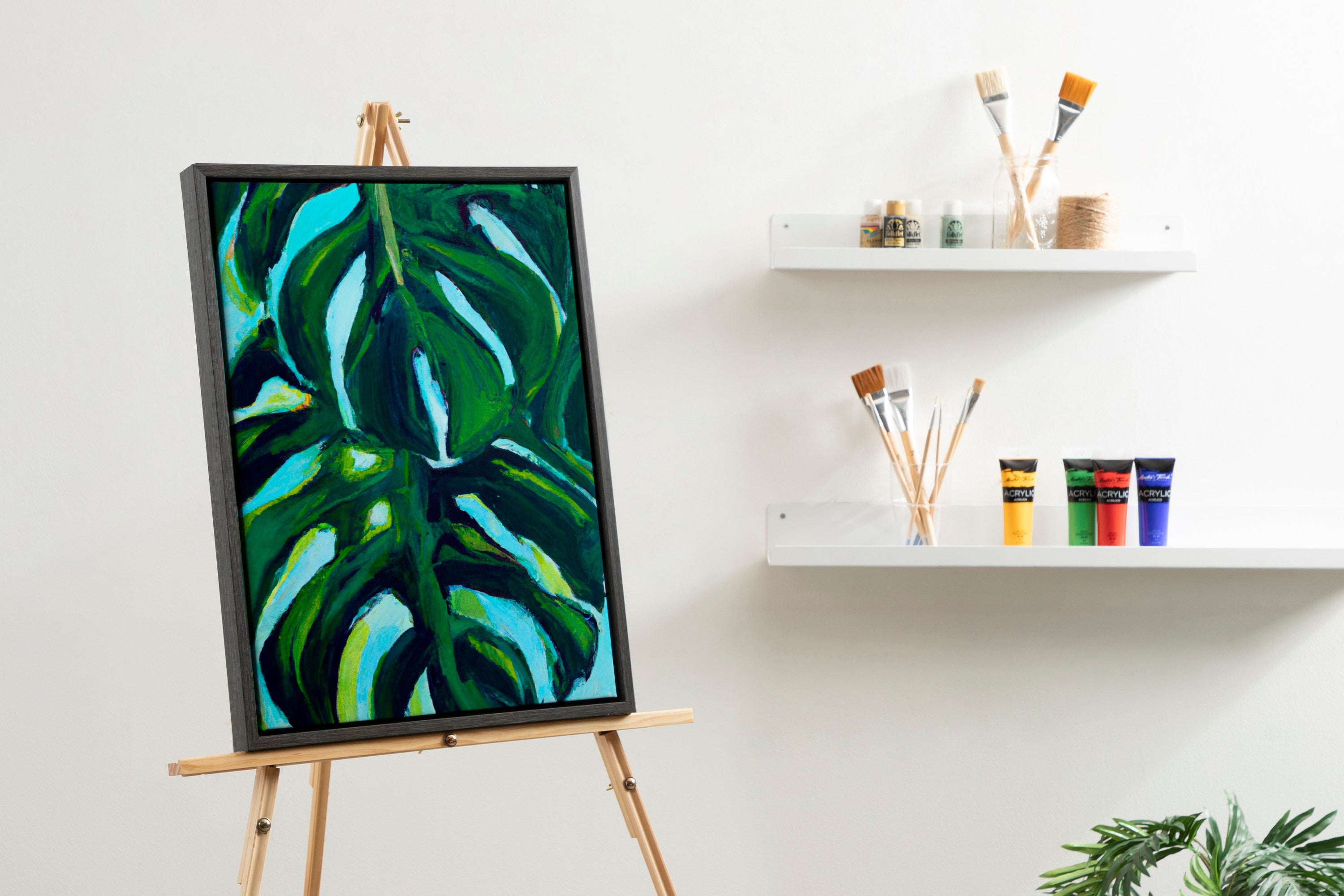 Sylvie Blank Framed Canvas 18x24