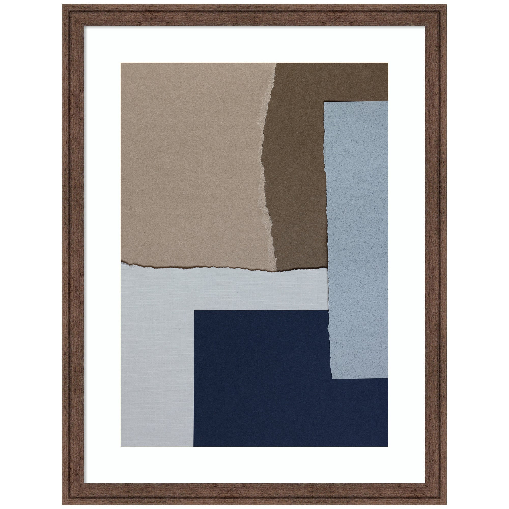 Torn Paper No6 by Mareike Bohmer Framed Wall Art Print
