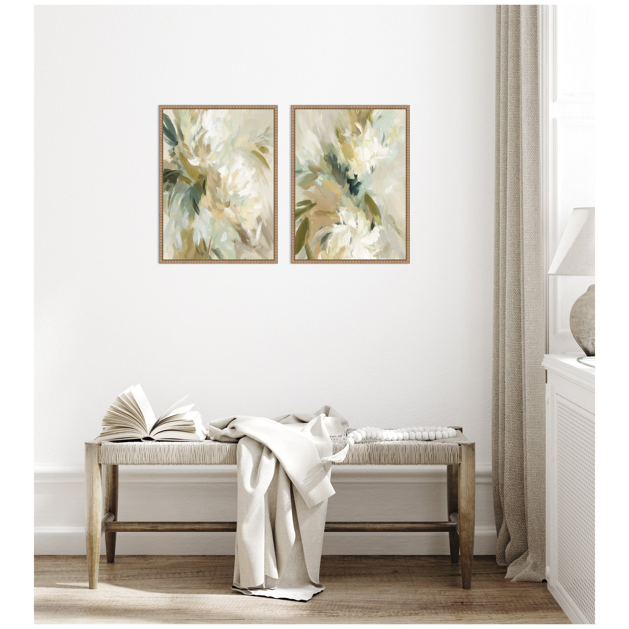 Garden No.
1 & No.
2 2 Piece Framed Canvas Wall Art Set by Amy Lighthall