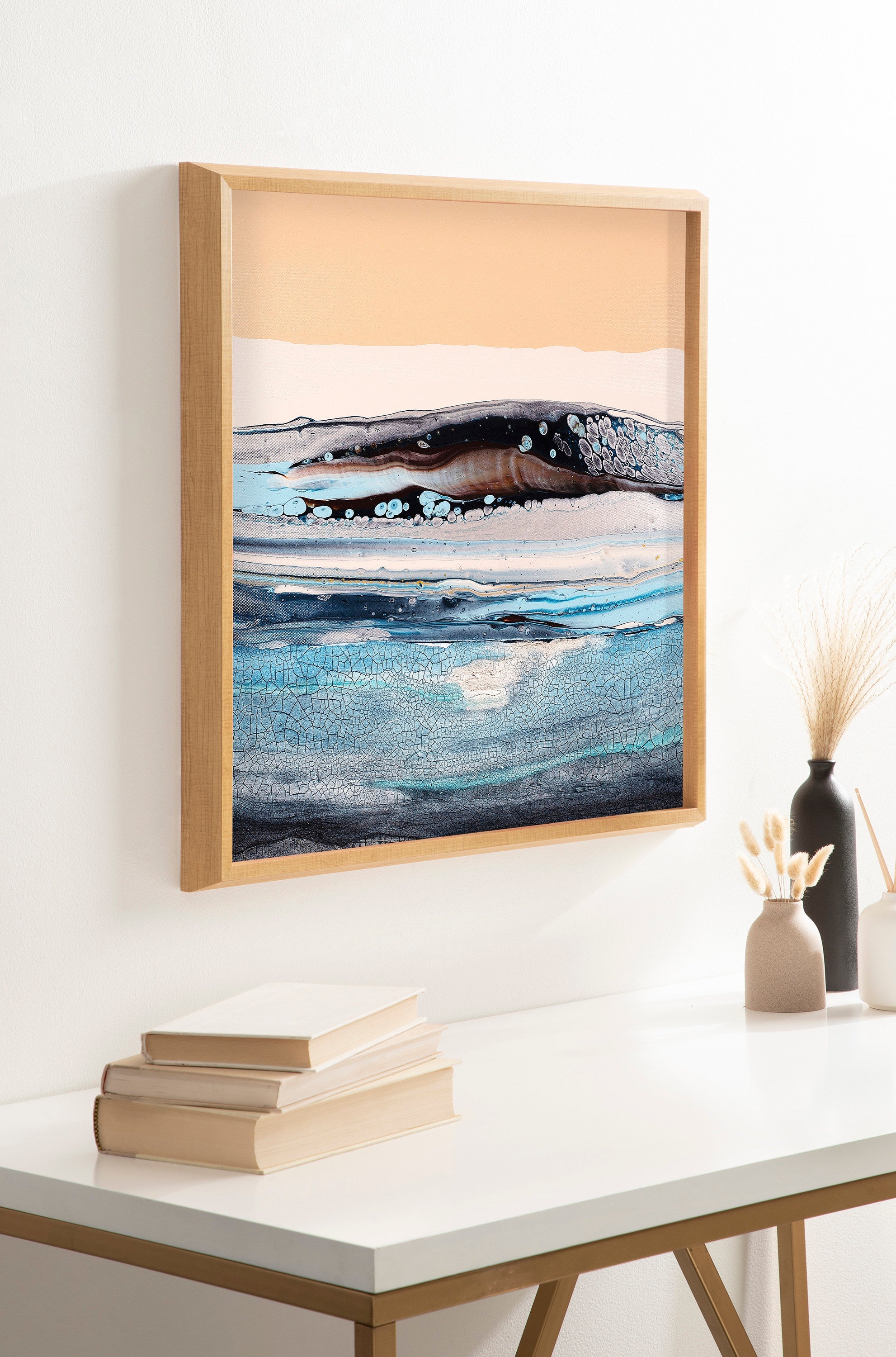 Blake Glacier Park Framed Printed Art by Xizhou Xie