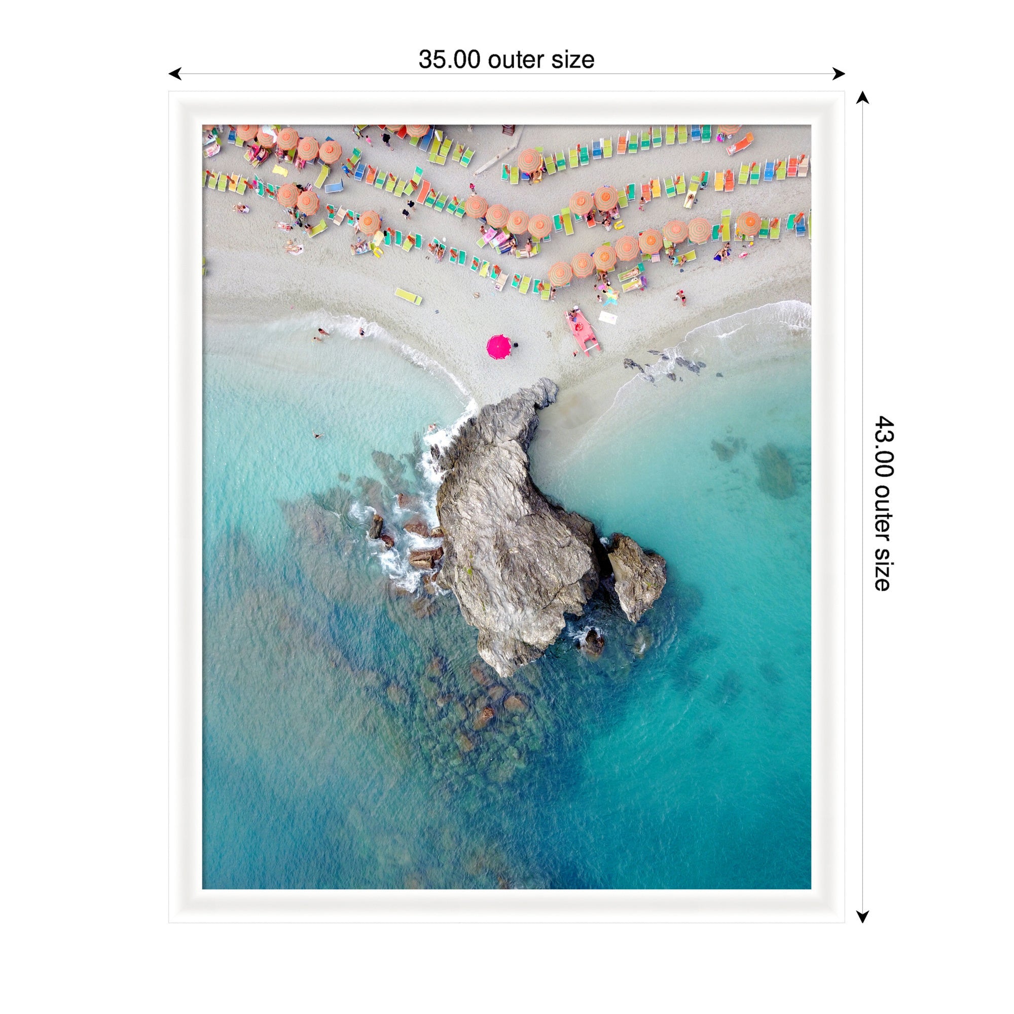 Framed Art Monterosso 7 by Rachel Bolgov