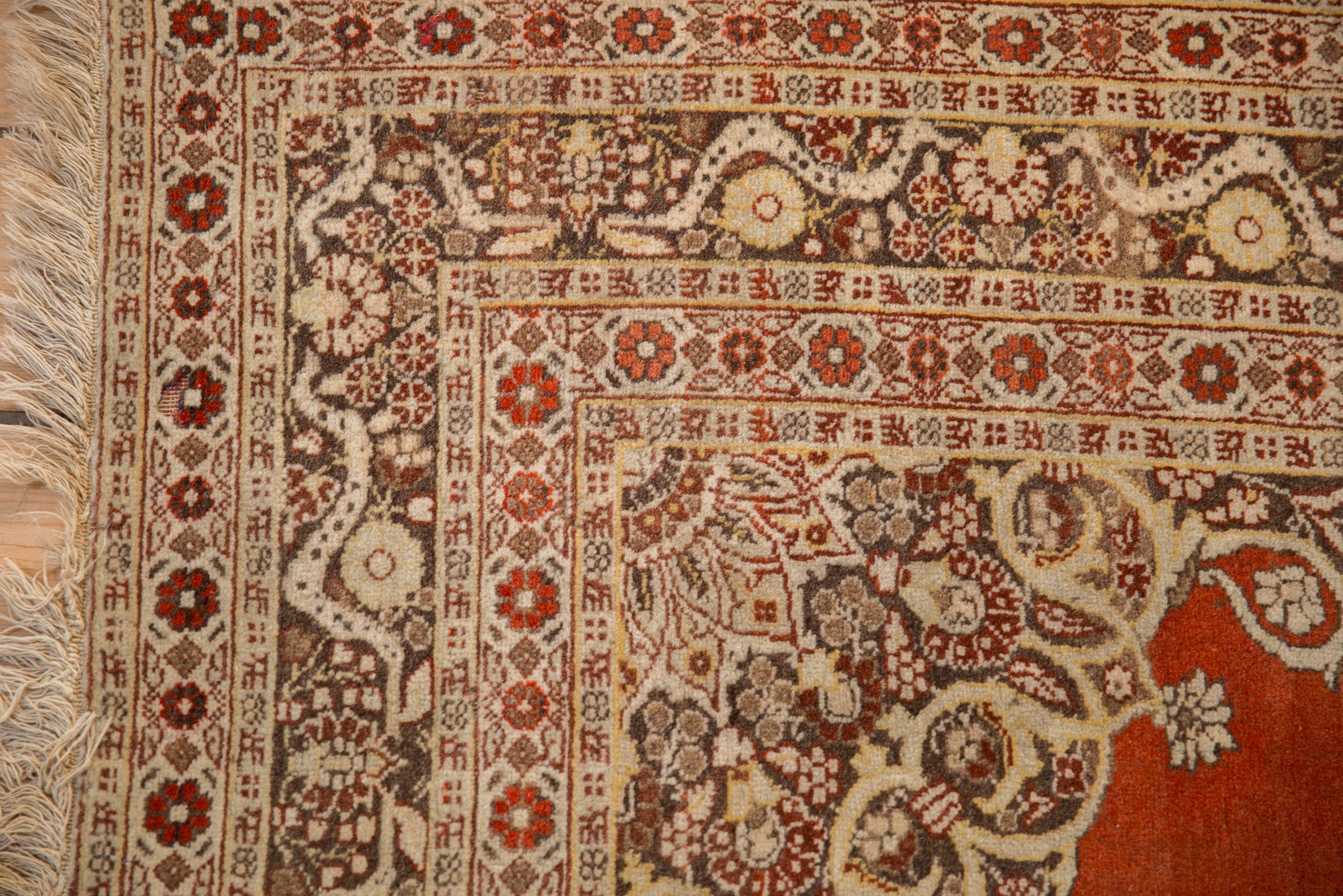 4x5.5 Antique Haji Jalili Tabriz Rug by Old New House® - product image 3 for Resin Society