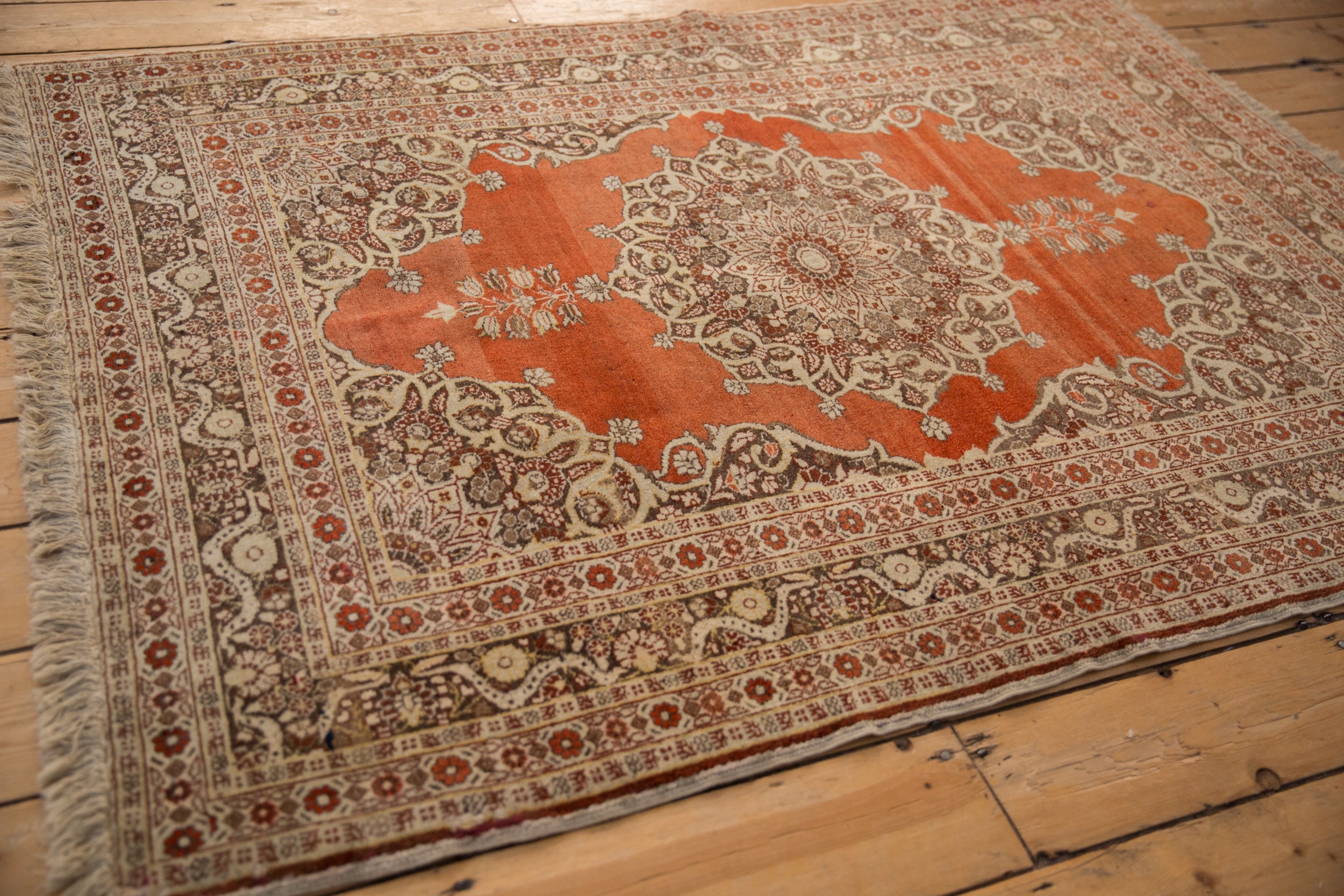 4x5.5 Antique Haji Jalili Tabriz Rug by Old New House® - product image 6 for Resin Society