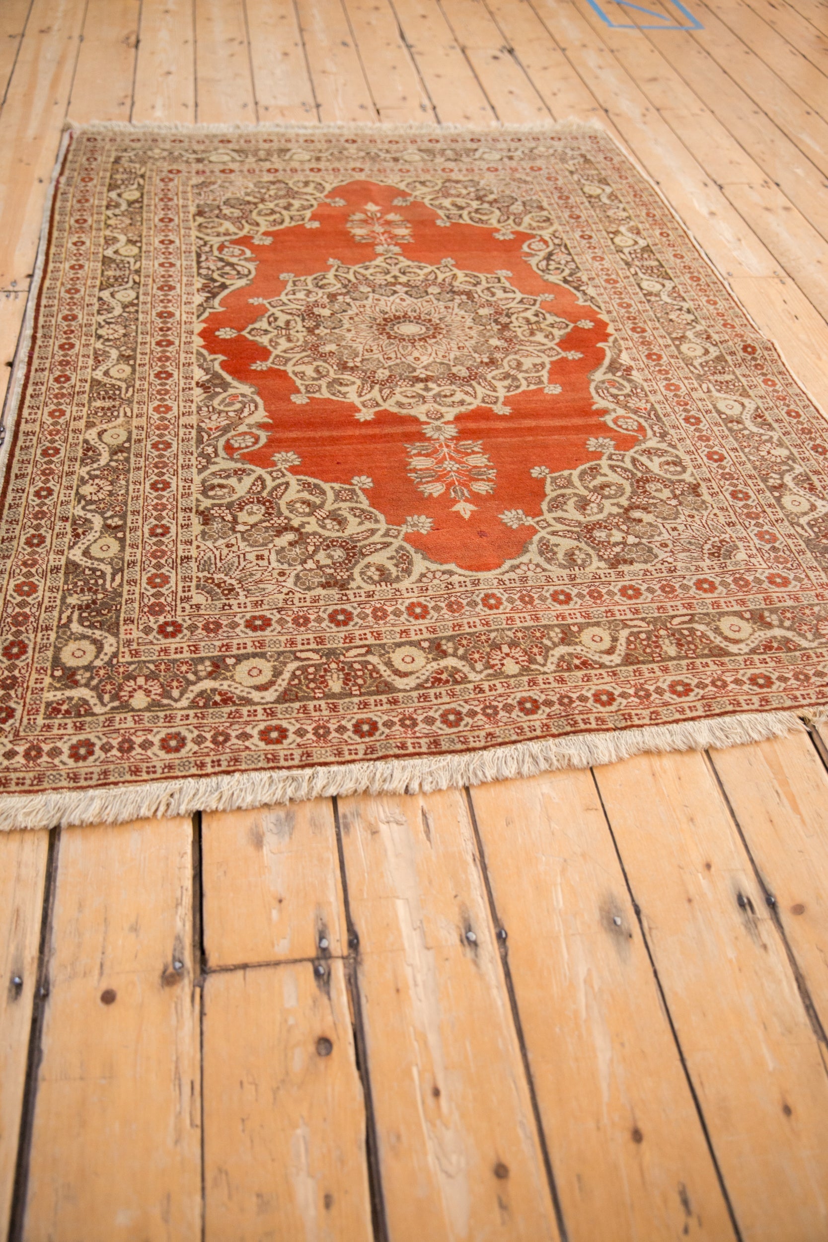 4x5.5 Antique Haji Jalili Tabriz Rug by Old New House® - product image 8 for Resin Society