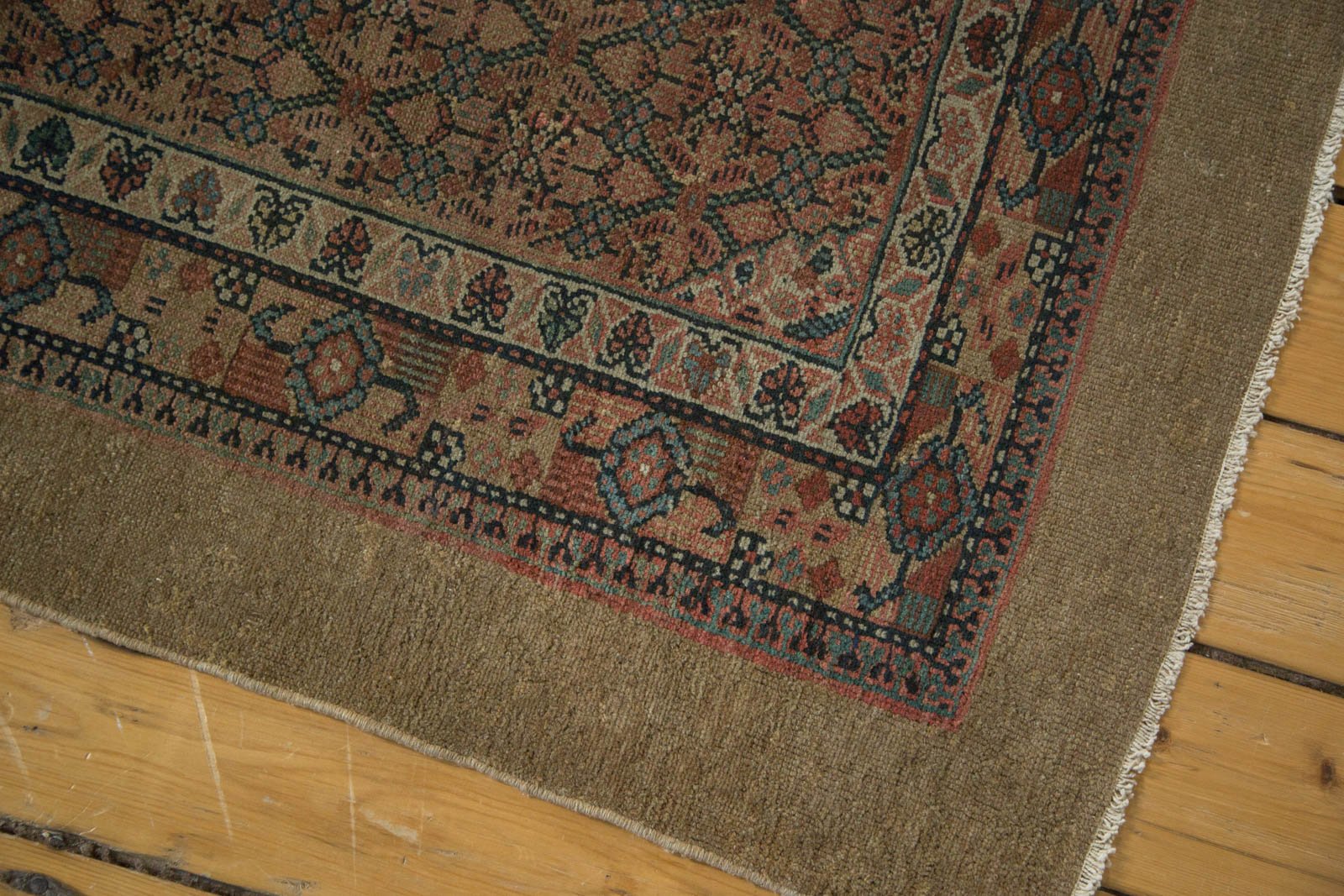3.5x13.5 Antique Camel Hair Serab Rug Runner by Old New House® - product image 4 for Resin Society