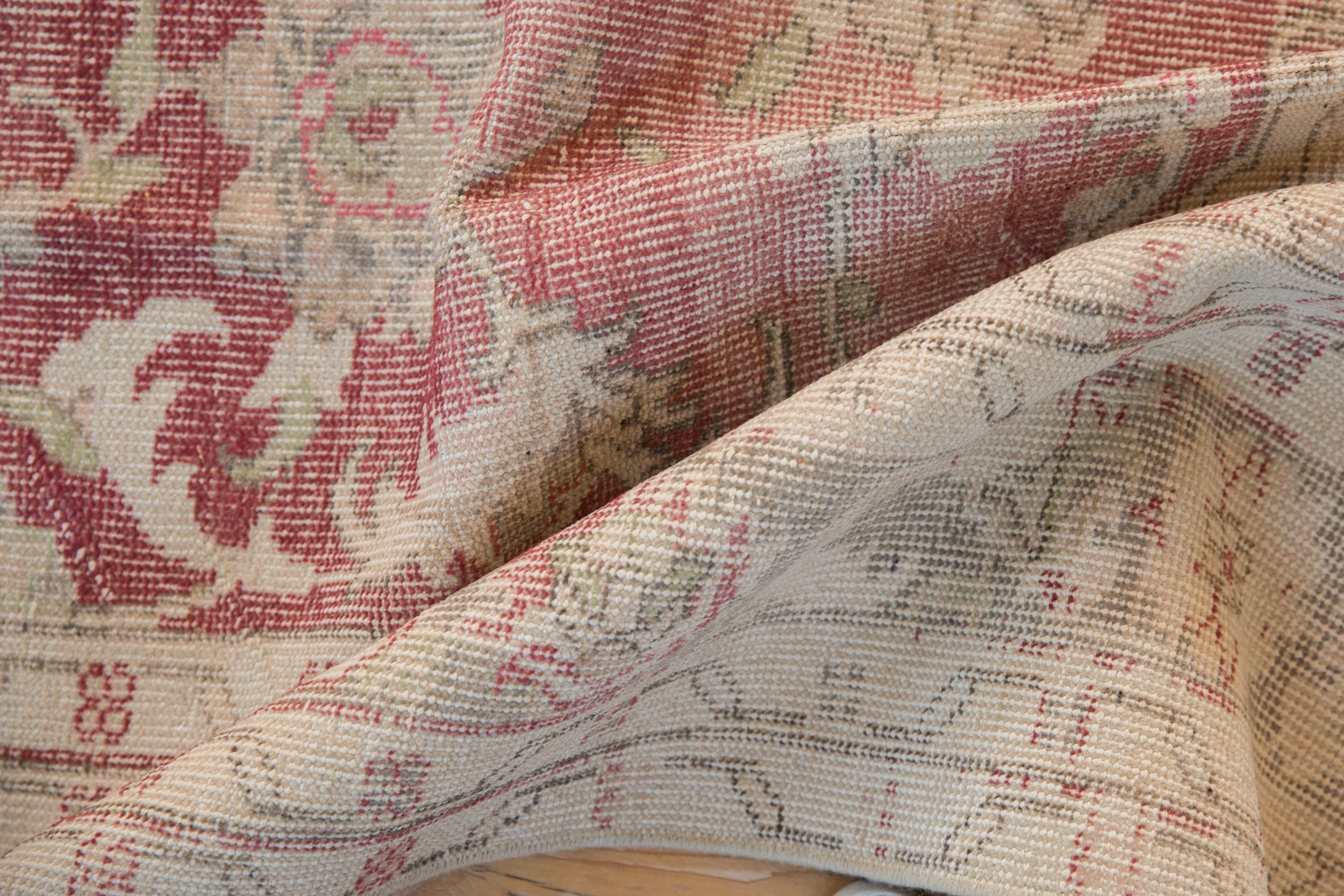 6.5x9 Vintage Distressed Oushak Carpet by Old New House® - product image 11 for Resin Society