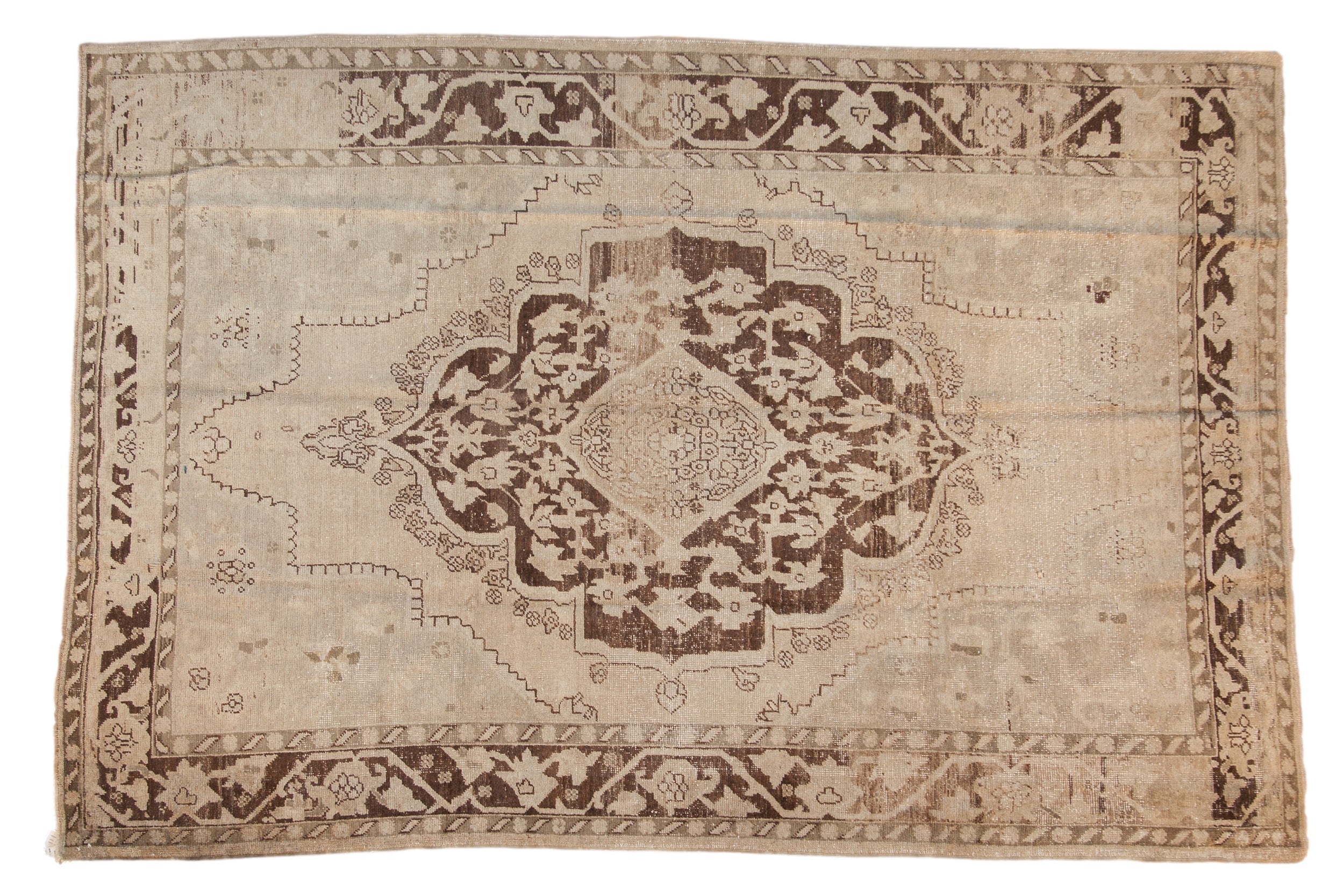 7x10 Vintage Distressed Oushak Carpet by Old New House® - main product image for Resin Society
