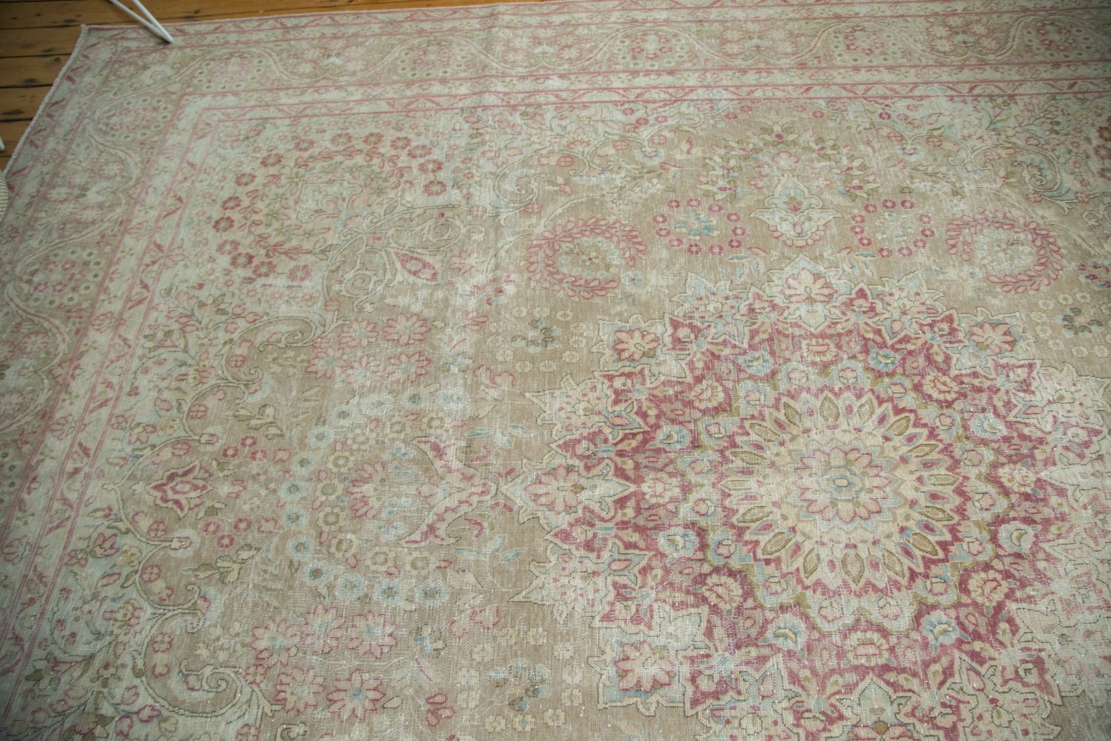 9x12.5 Vintage Distressed Meshed Carpet by Old New House® - product image 12 for Resin Society