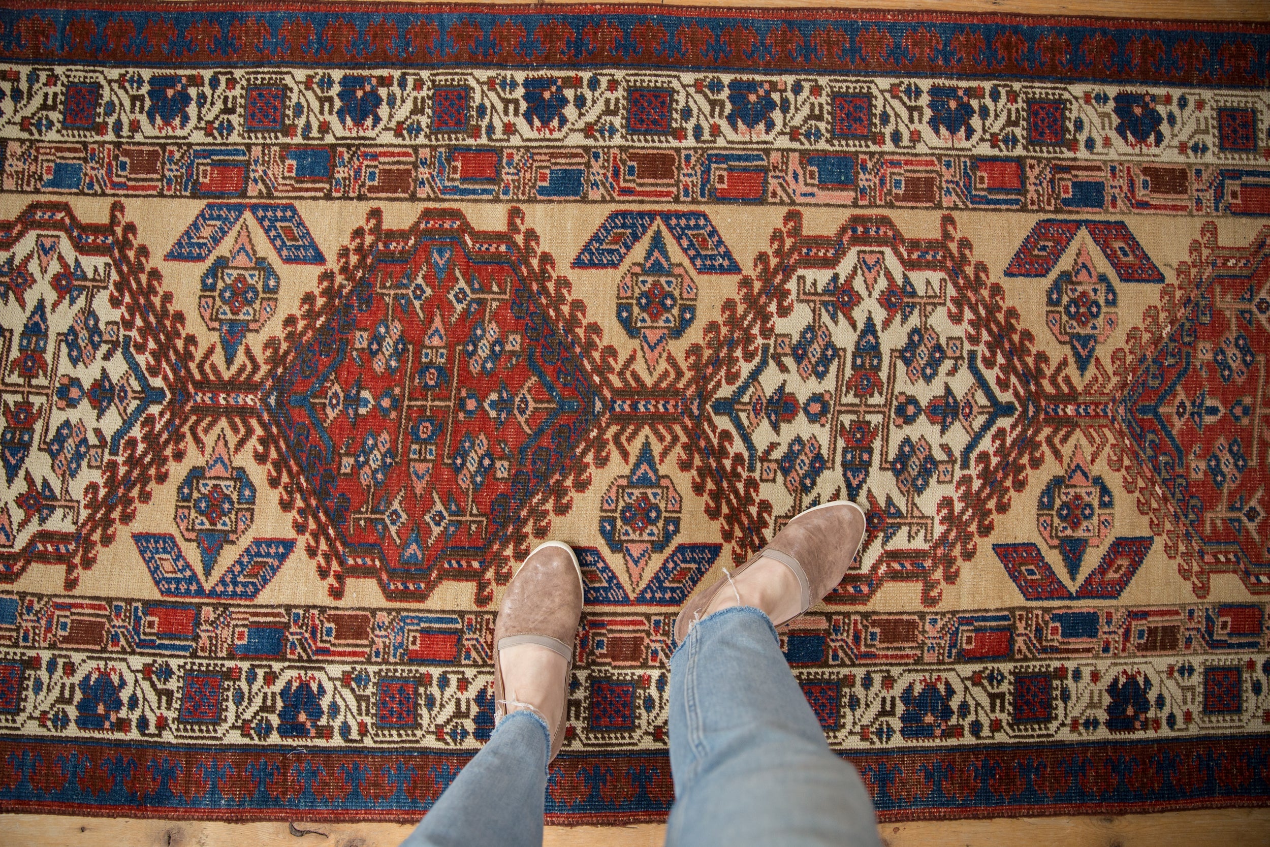 3x14.5 Antique Serab Rug Runner by Old New House® - product image 2 for Resin Society