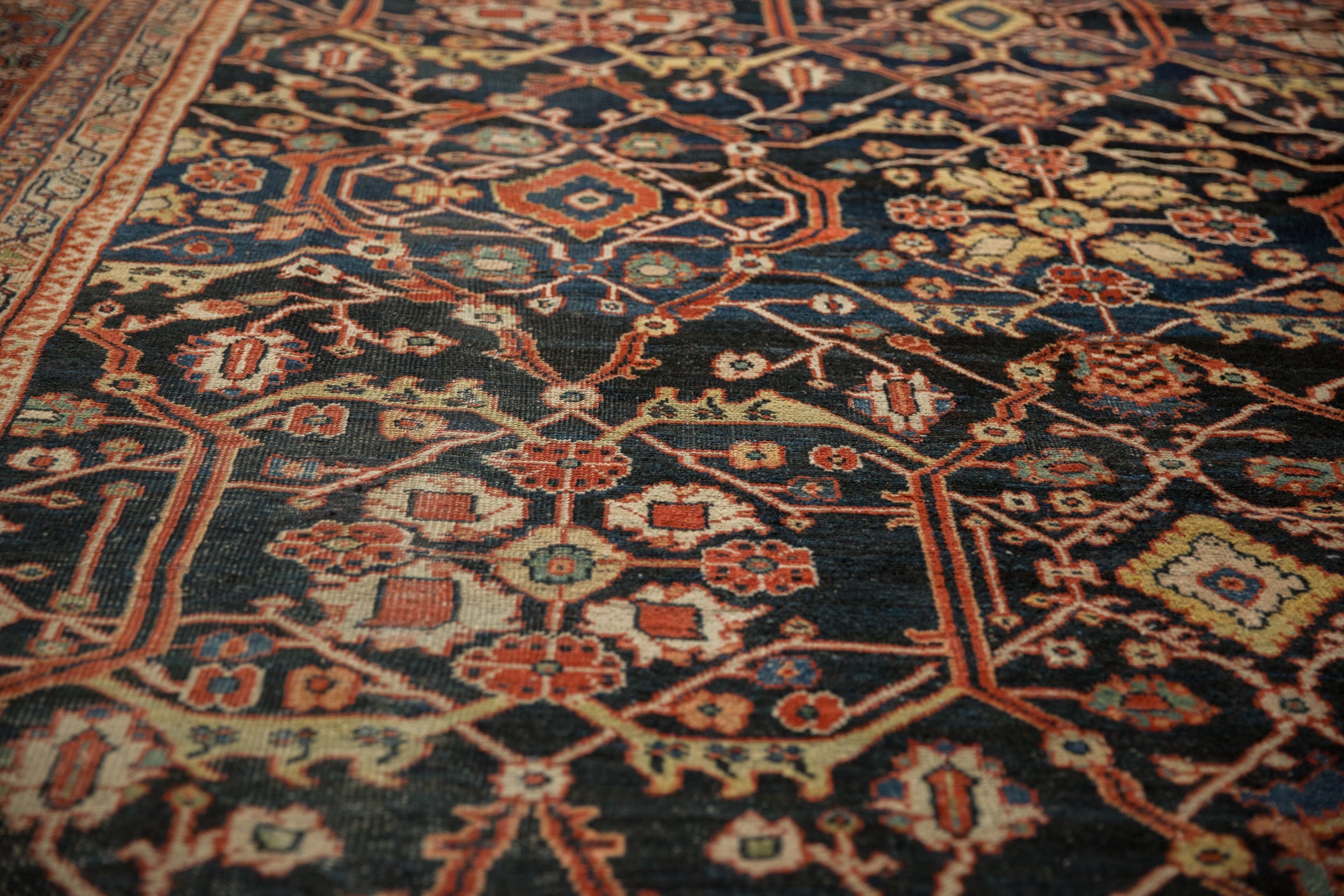 9.5x12 Vintage Mahal Carpet by Old New House® - product image 8 for Resin Society