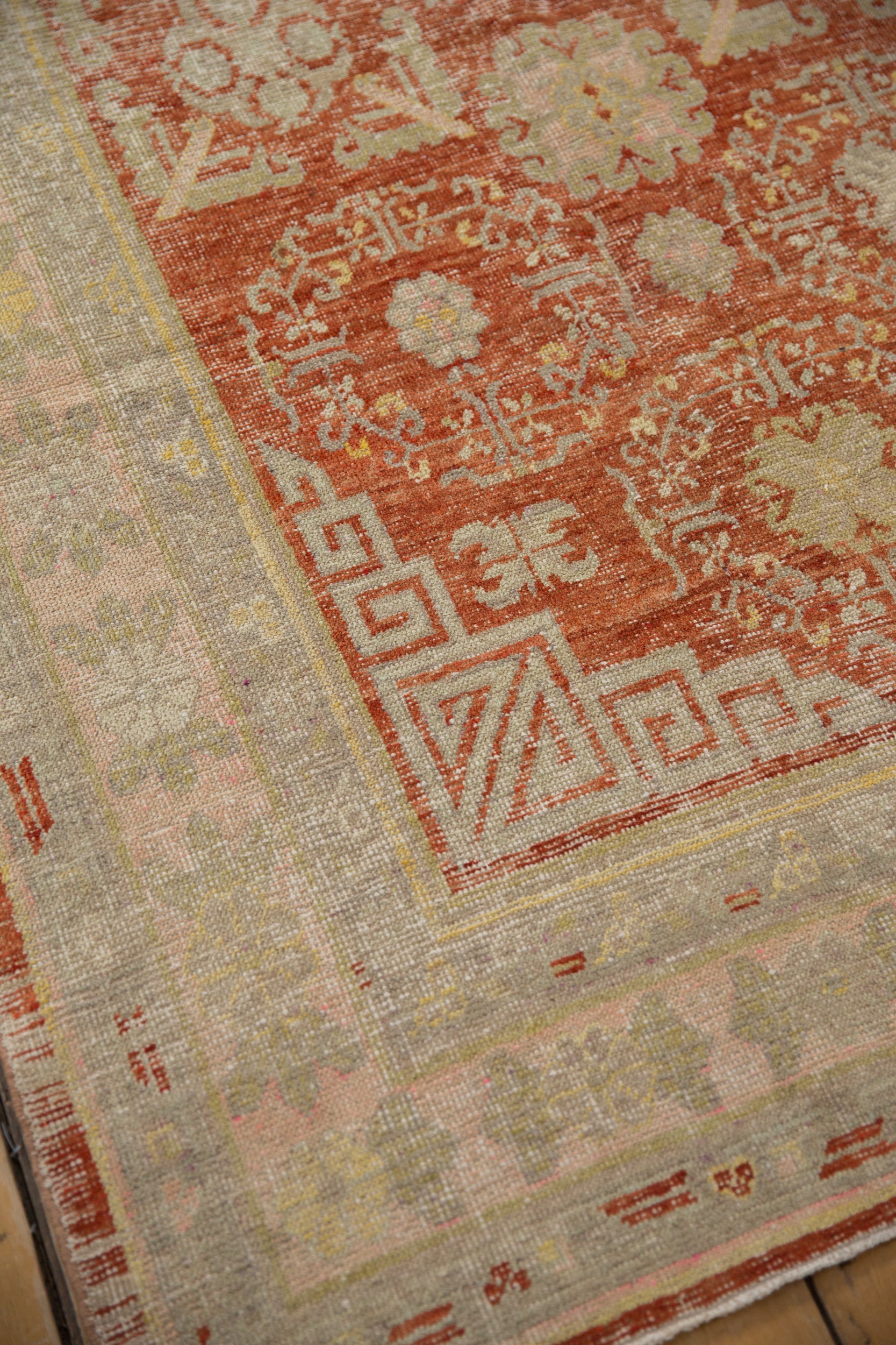 4.5x9.5 Vintage Distressed Khotan Rug Runner by Old New House® - product image 8 for Resin Society
