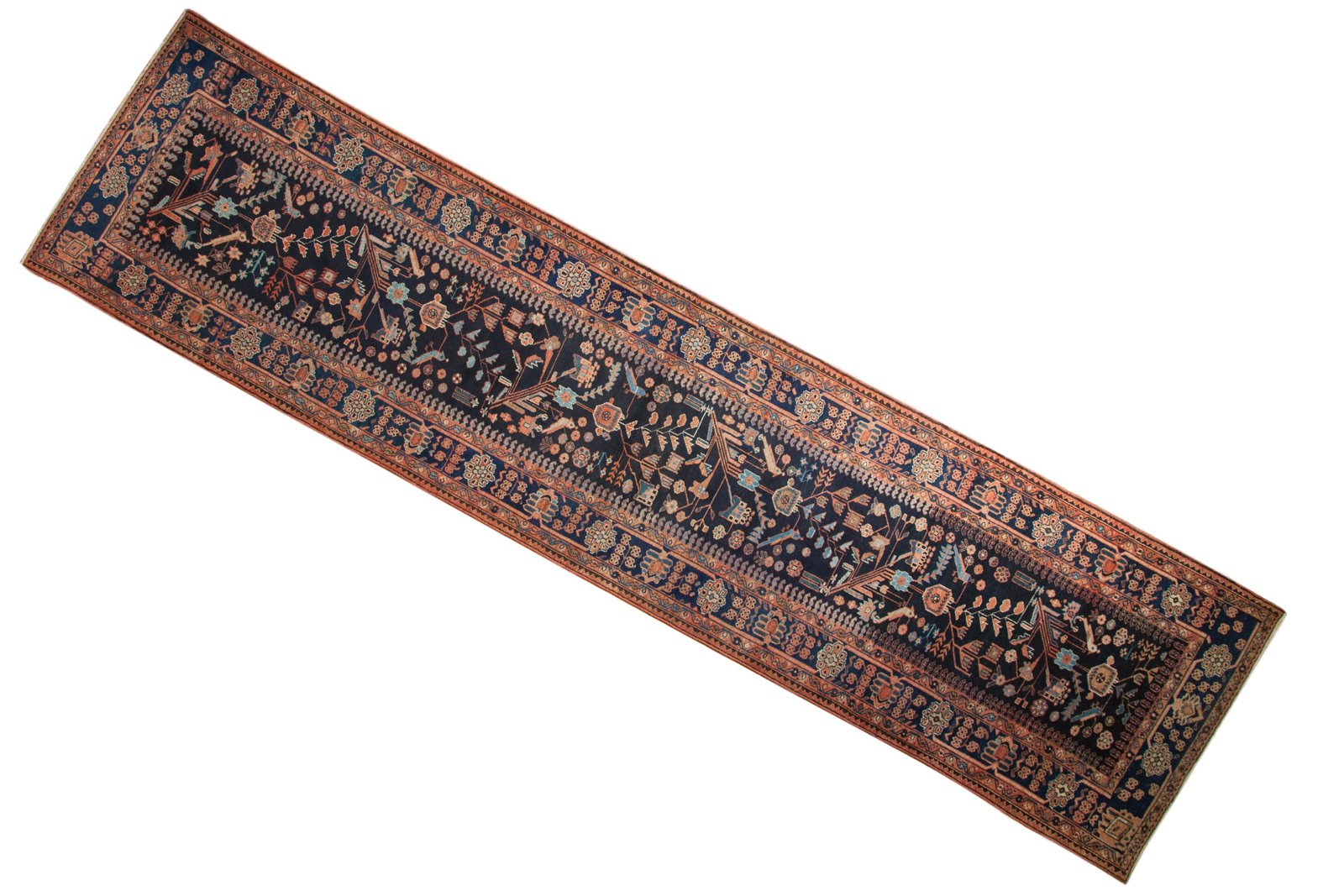 3.5x15 Vintage Mehreban Rug Runner by Old New House® - main product image for Resin Society