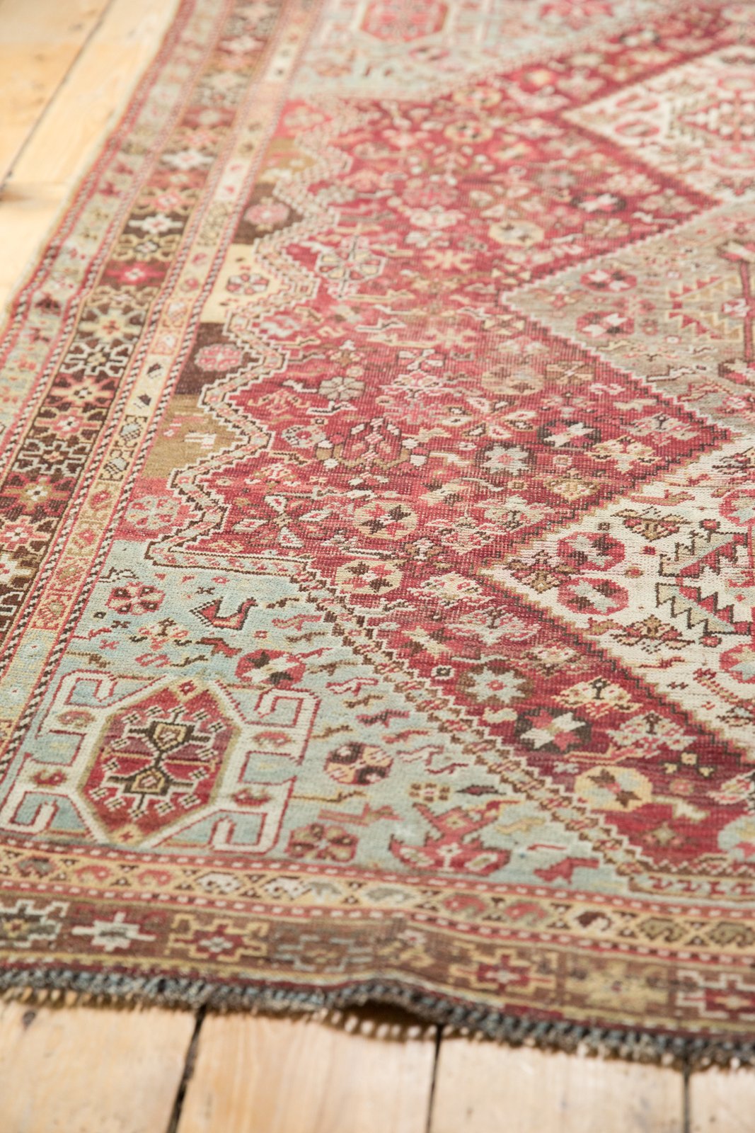 4.5x6 Vintage Distressed Qashqai Rug by Old New House® - product image 10 for Resin Society